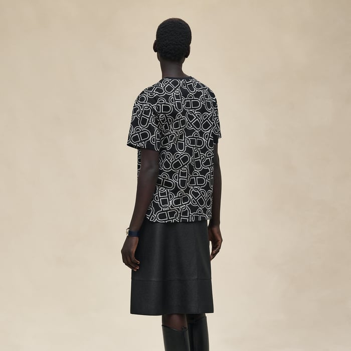 Noir "Maillon Equestre" Maxi T-shirt
