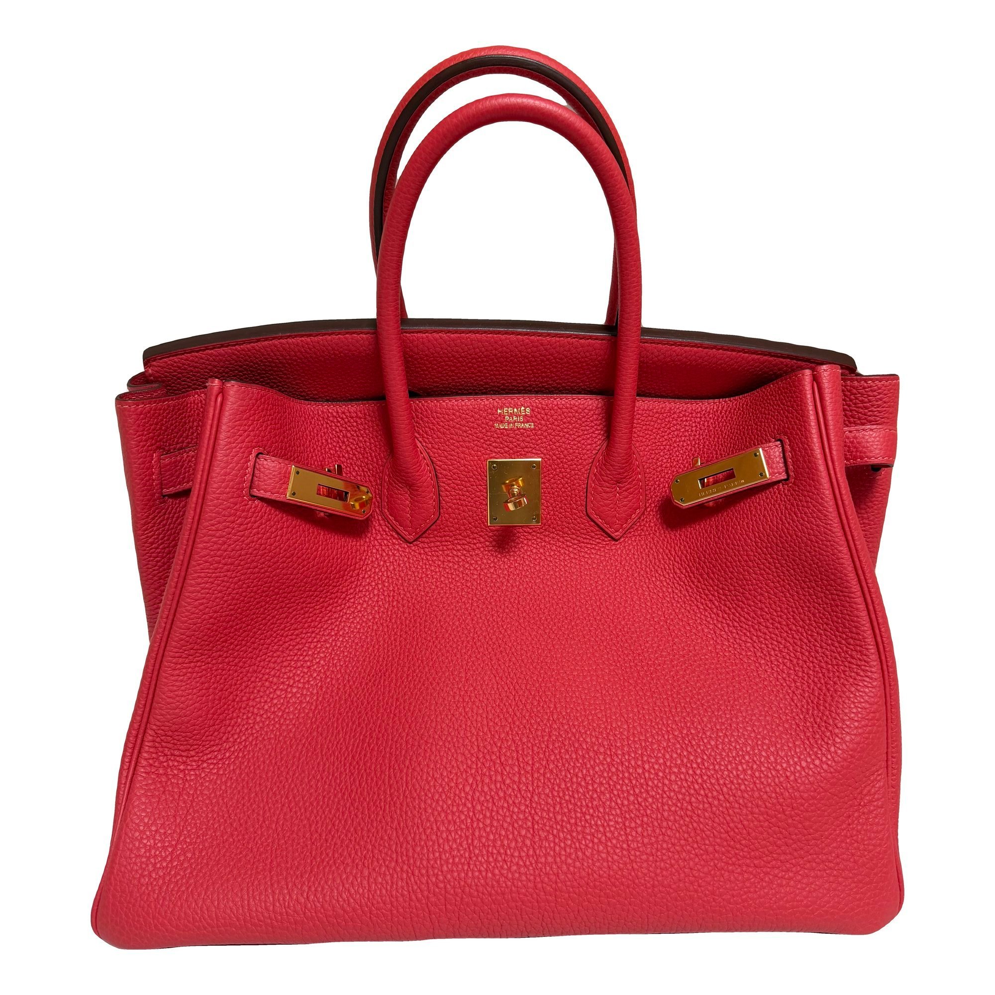 Birkin 35 leather handbag