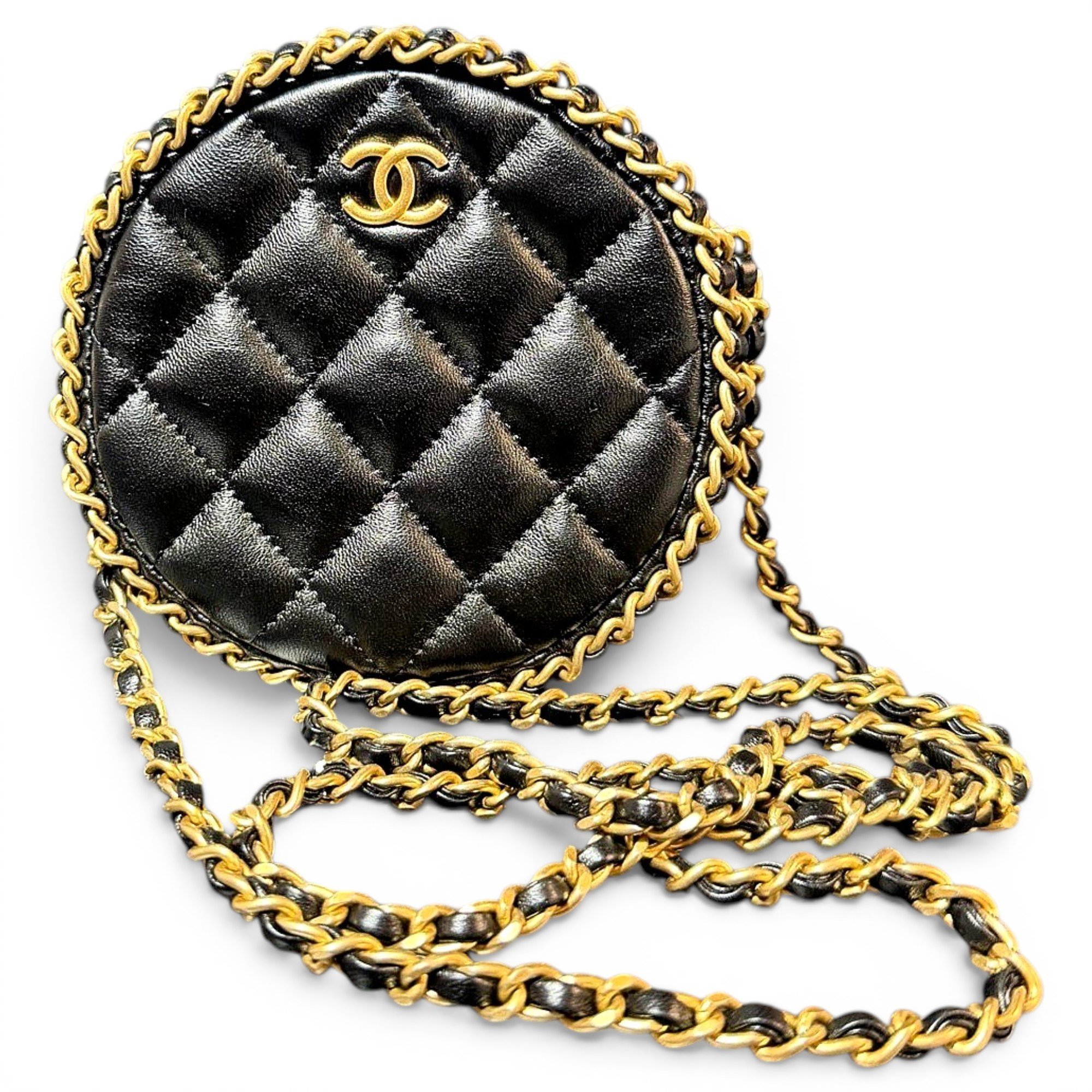 Trendy CC Vanity leather handbag