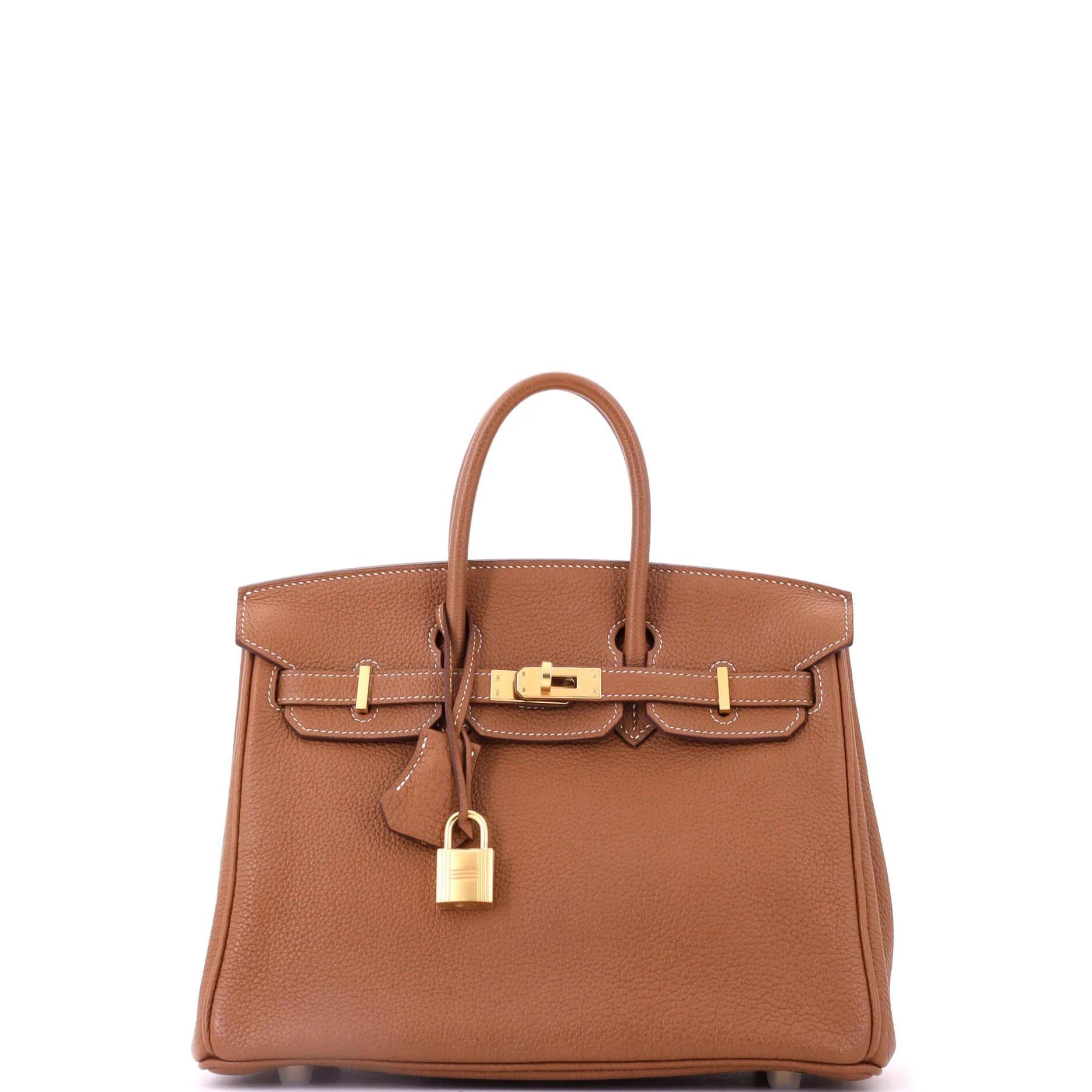 Birkin 25 leather tote