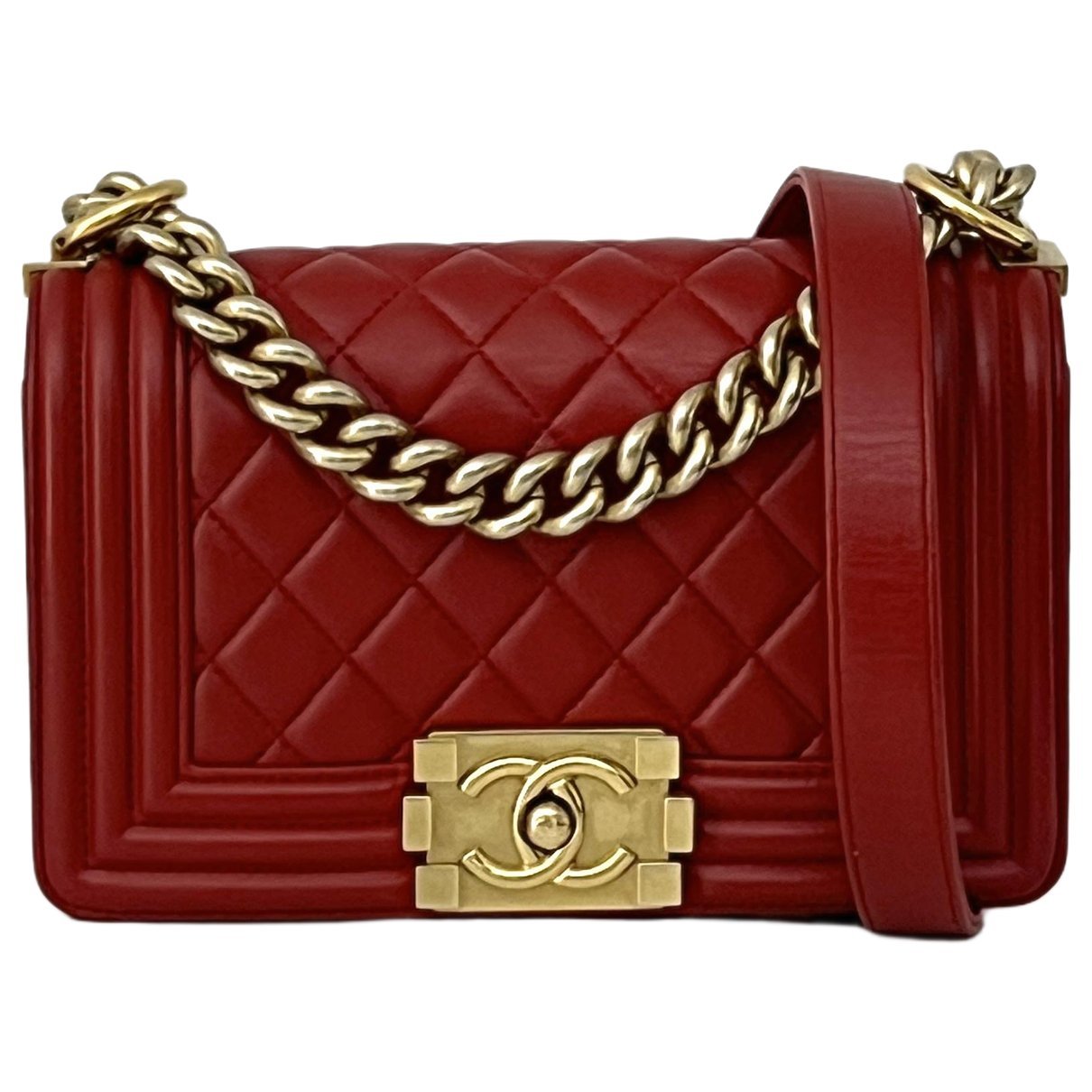 Boy leather crossbody bag