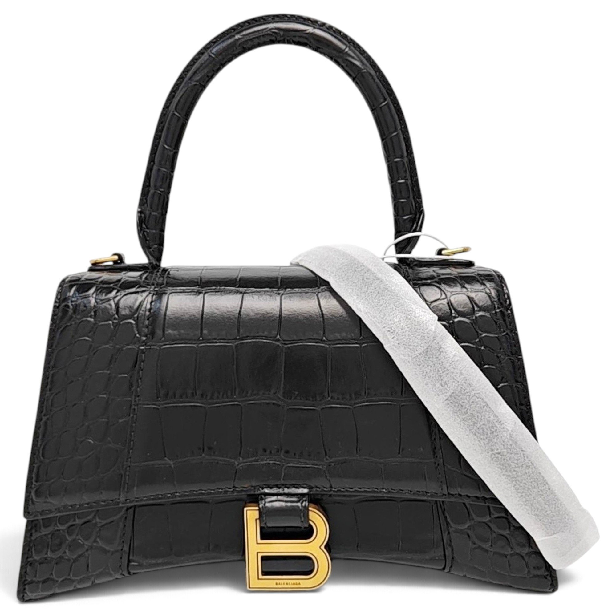 Balenciaga Hourglass leather handbag