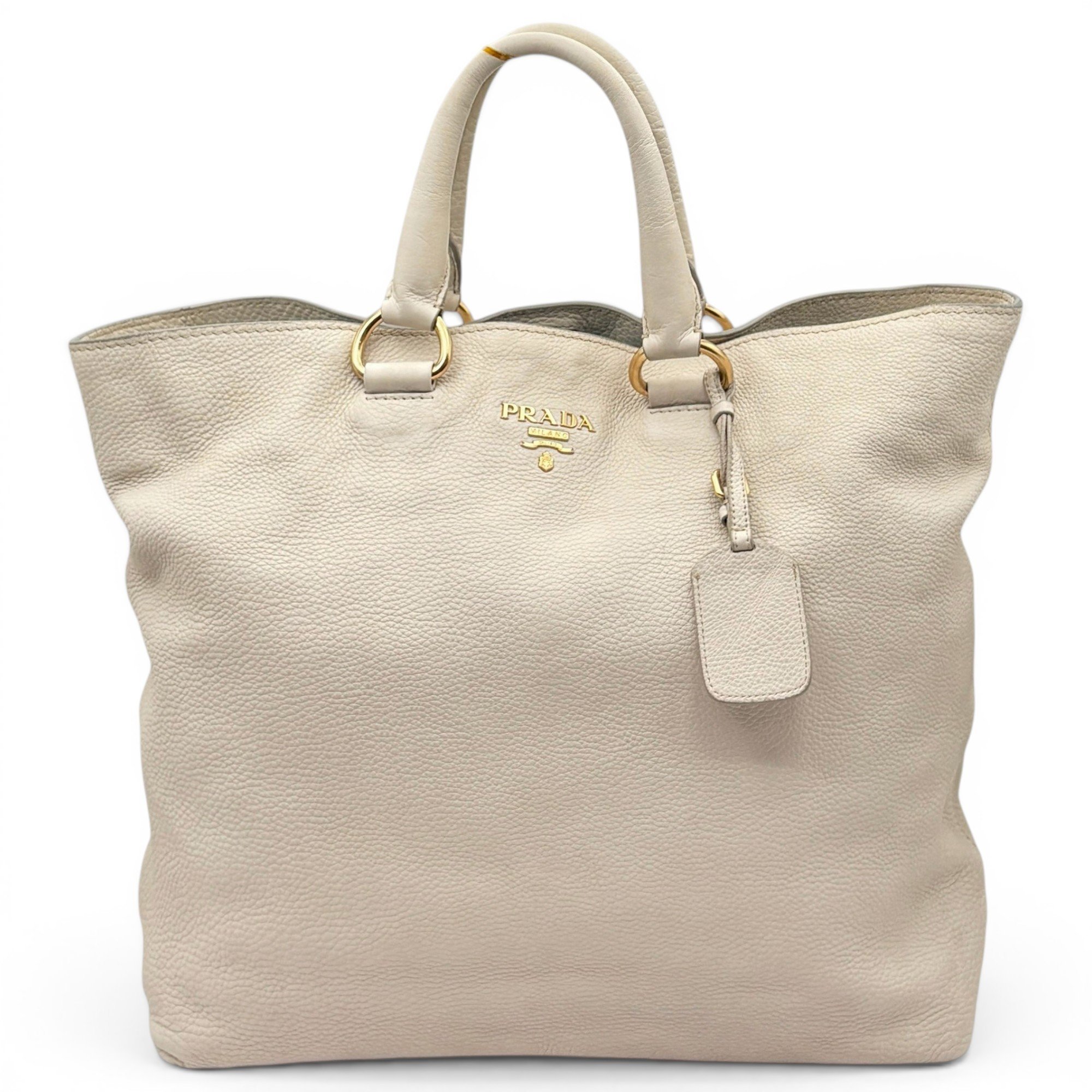 Prada Pony-style calfskin tote