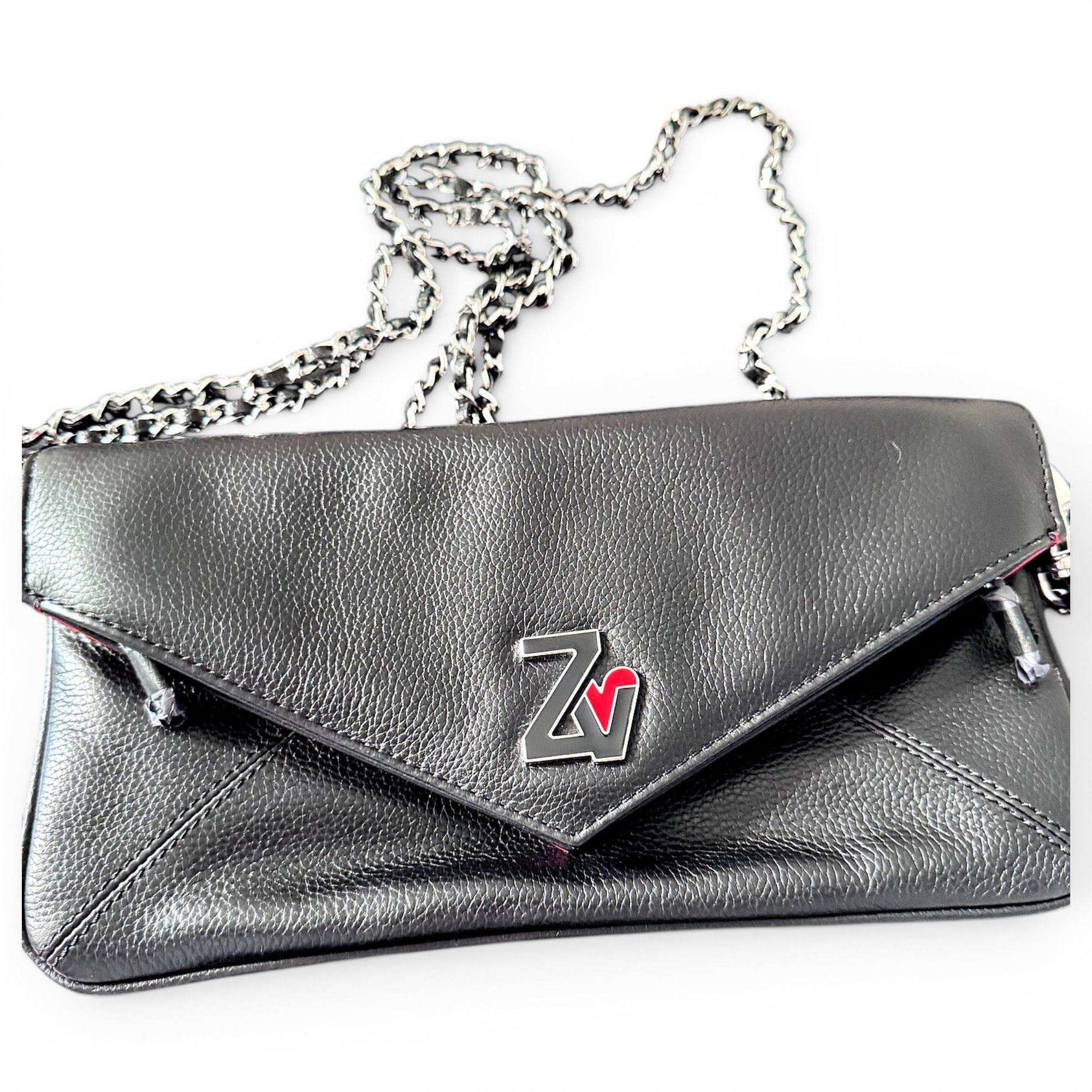 Rock leather crossbody bag