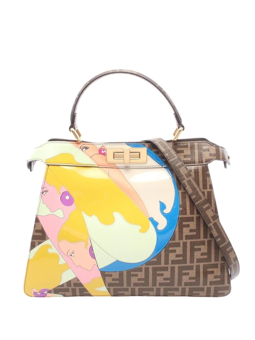 2010-2026 Antonio Lopez Medium Zucca Coated Canvas Peekaboo ISeeU satchel