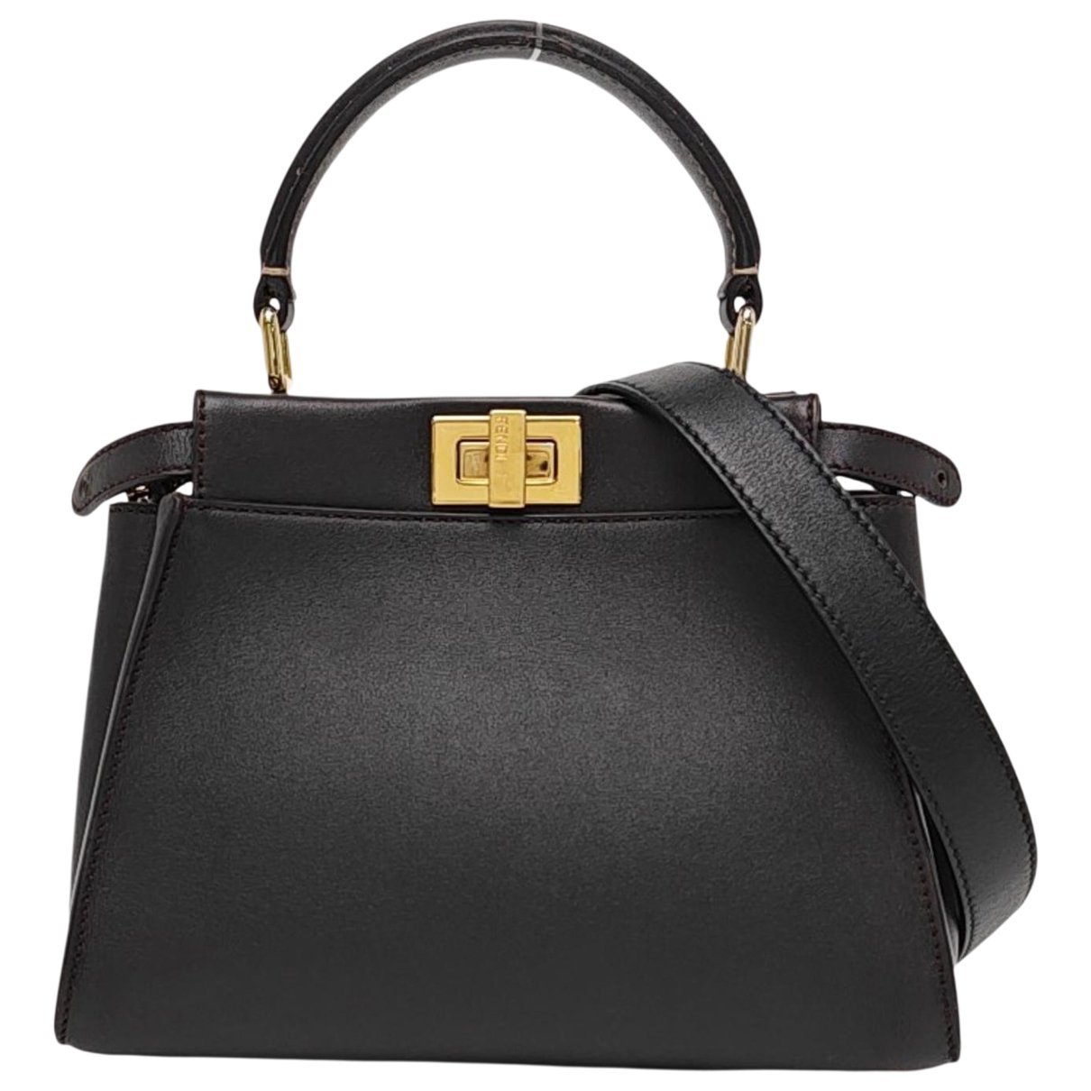 Peekaboo leather handbag