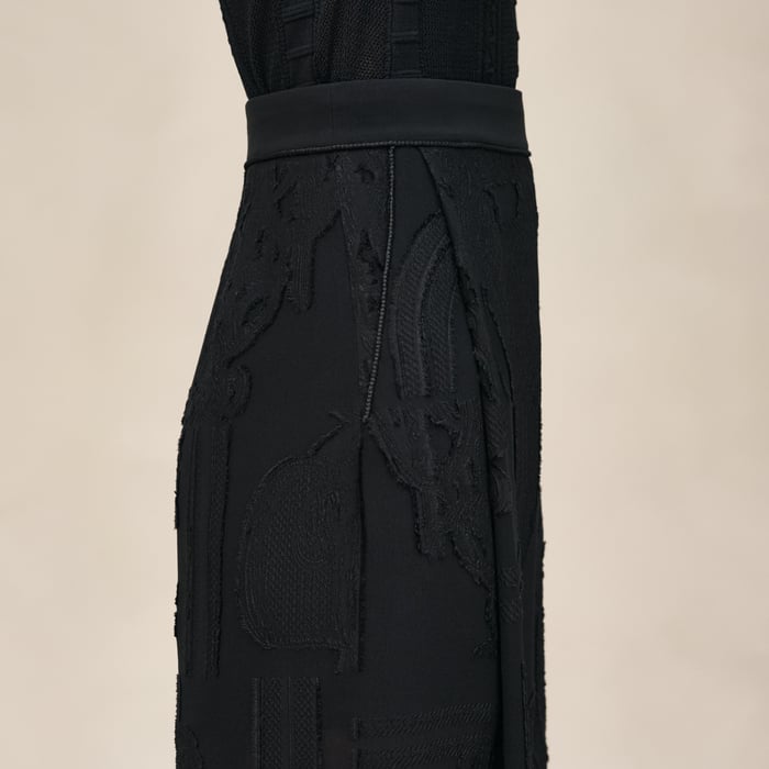 Noir "En Desordre Fils Coupes" Pants