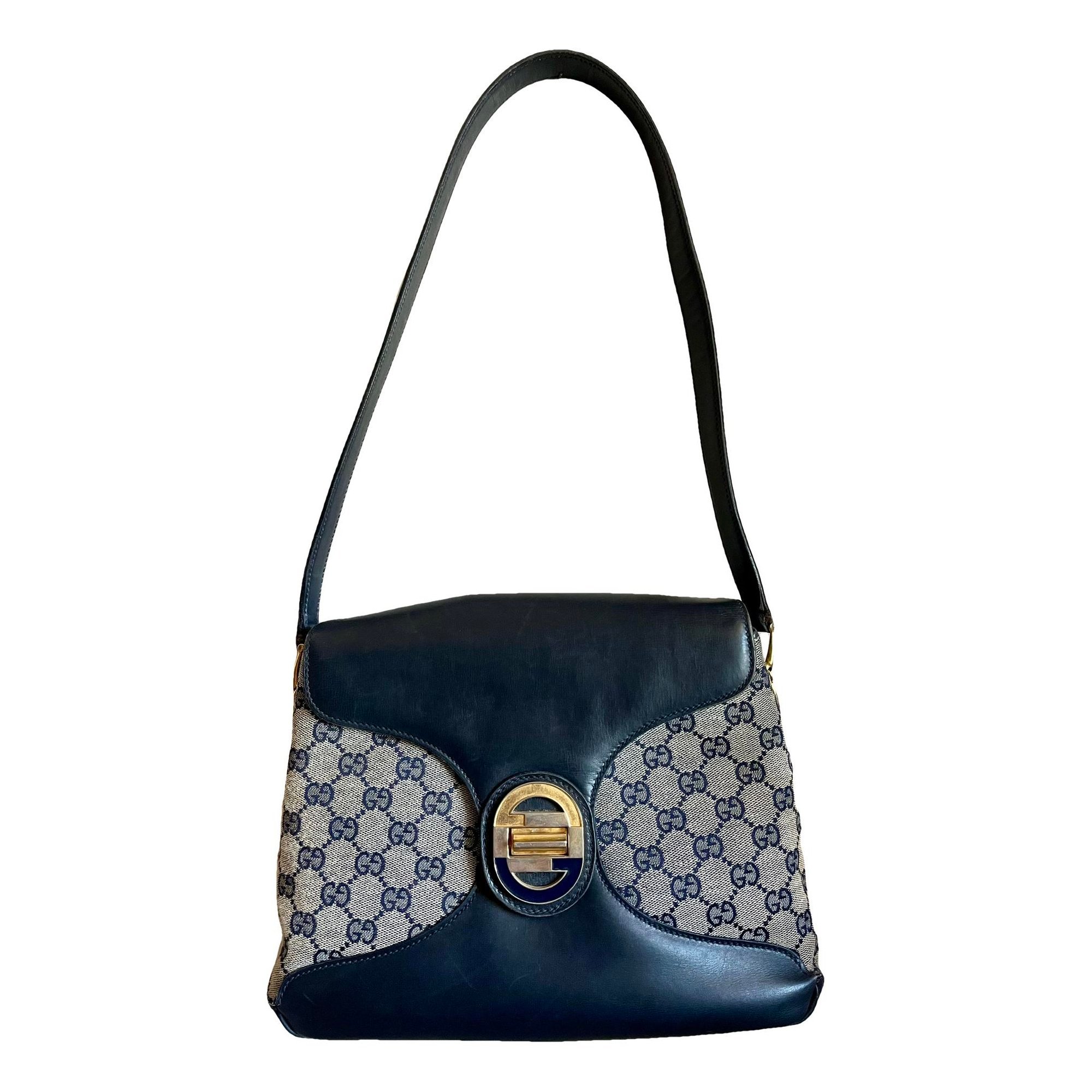 Ophidia Flap Top Handle leather handbag