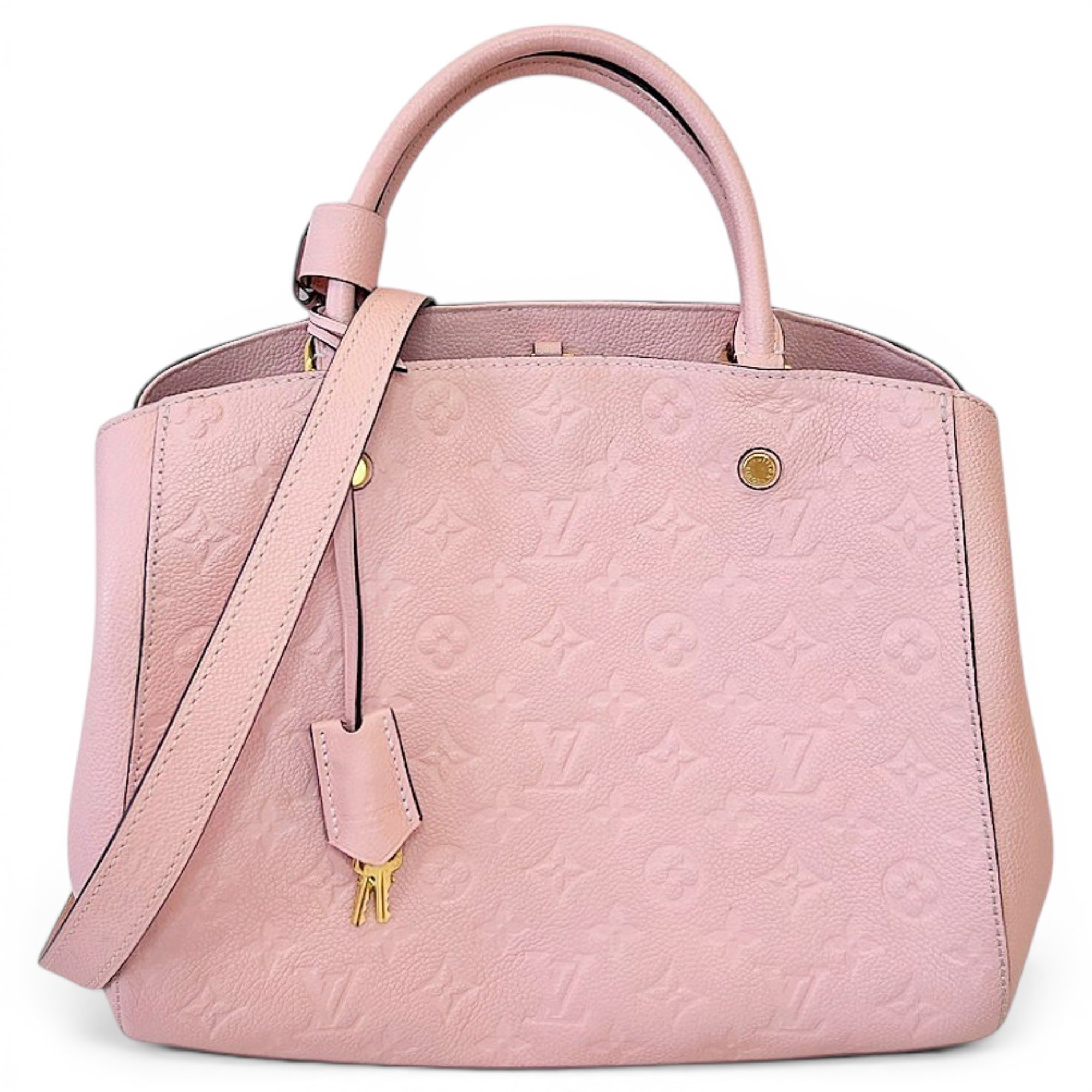 Louis Vuitton Montaigne leather handbag