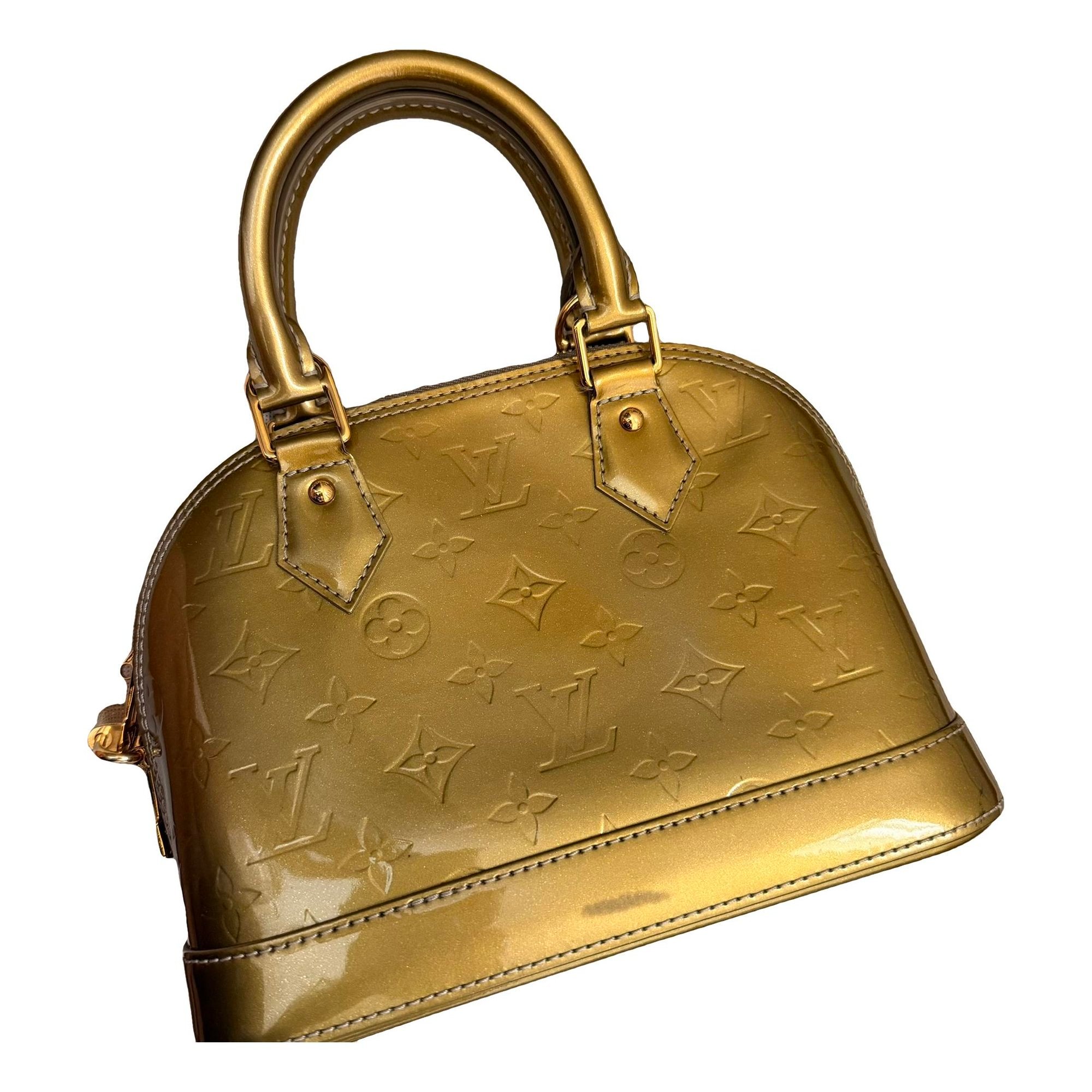 Alma BB patent leather handbag