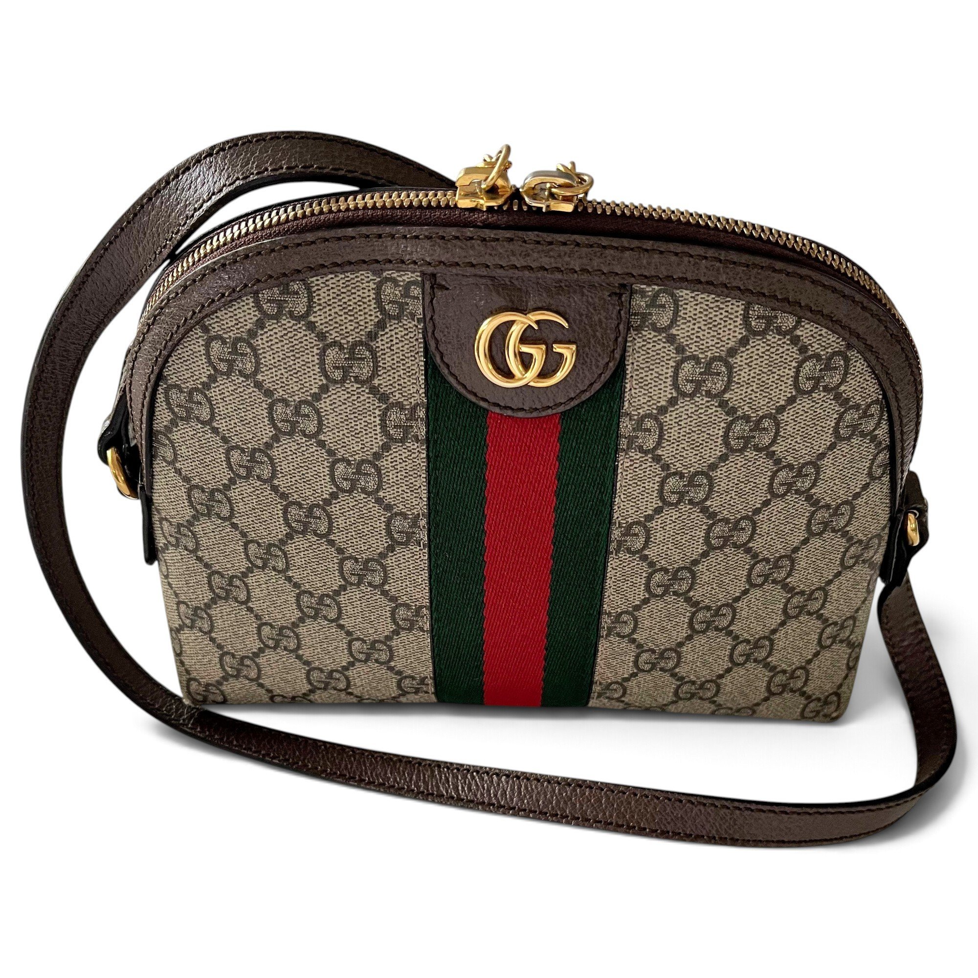 Ophidia Dome cloth crossbody bag