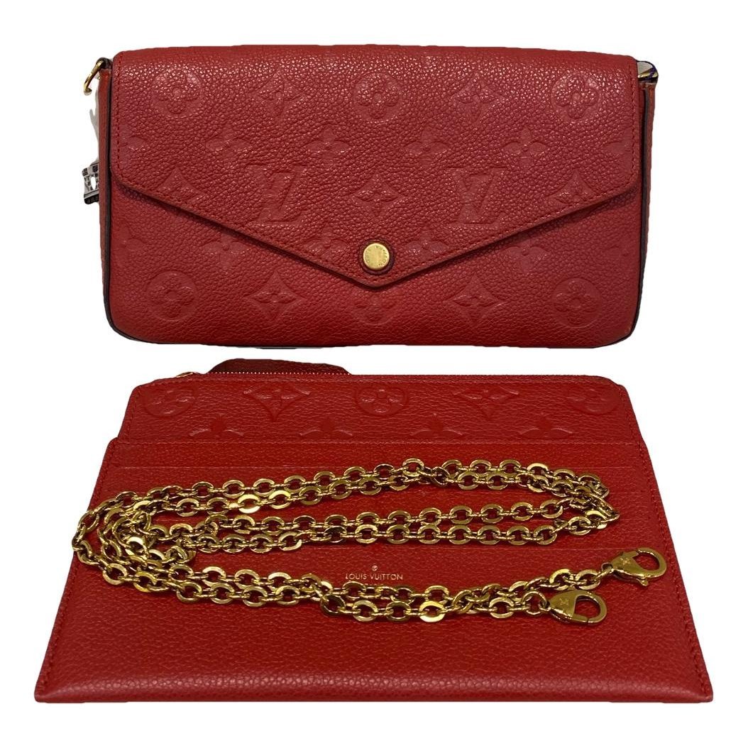 Louis Vuitton Félicie leather handbag