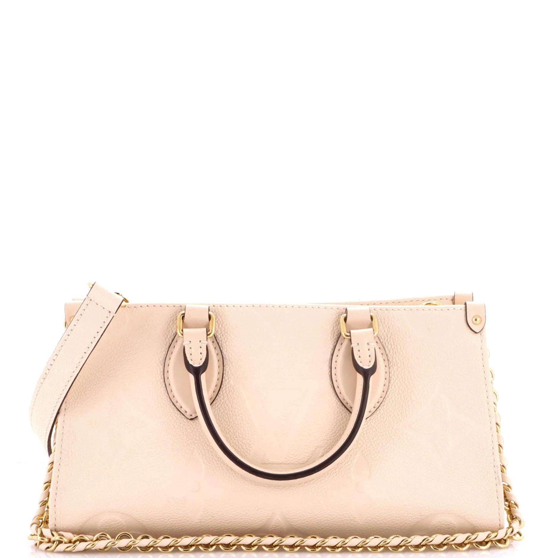 Leather tote
