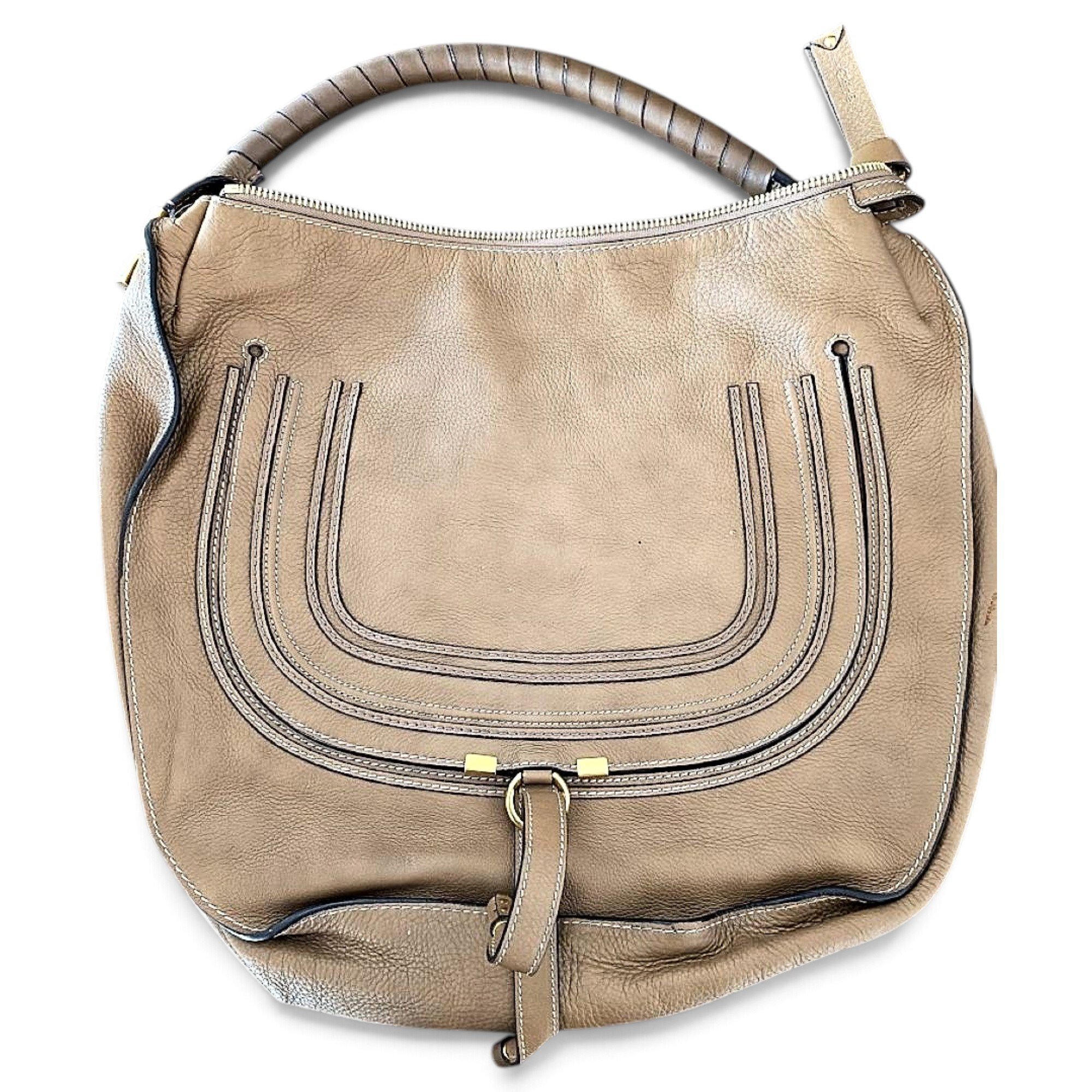 Leather handbag