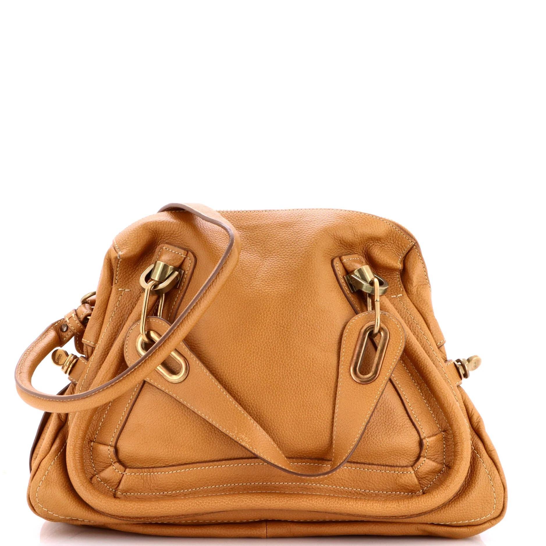 Paraty leather satchel