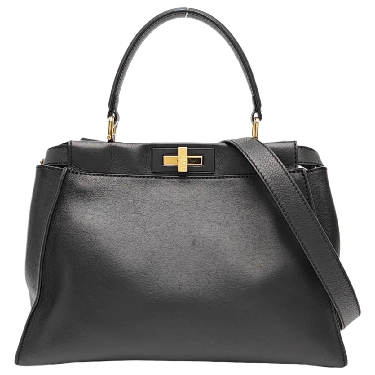Peekaboo leather handbag