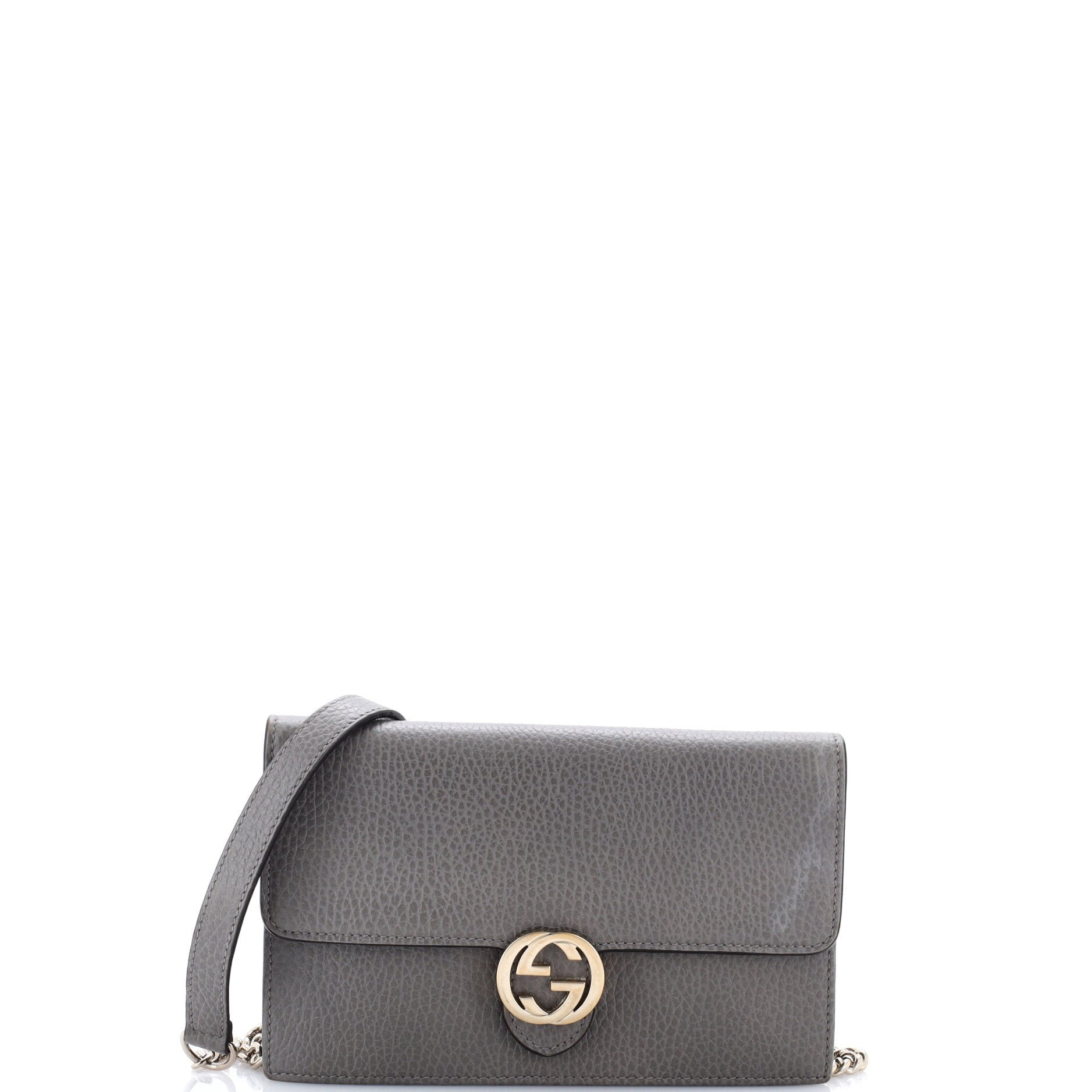 Interlocking Wallet on Chain Leather