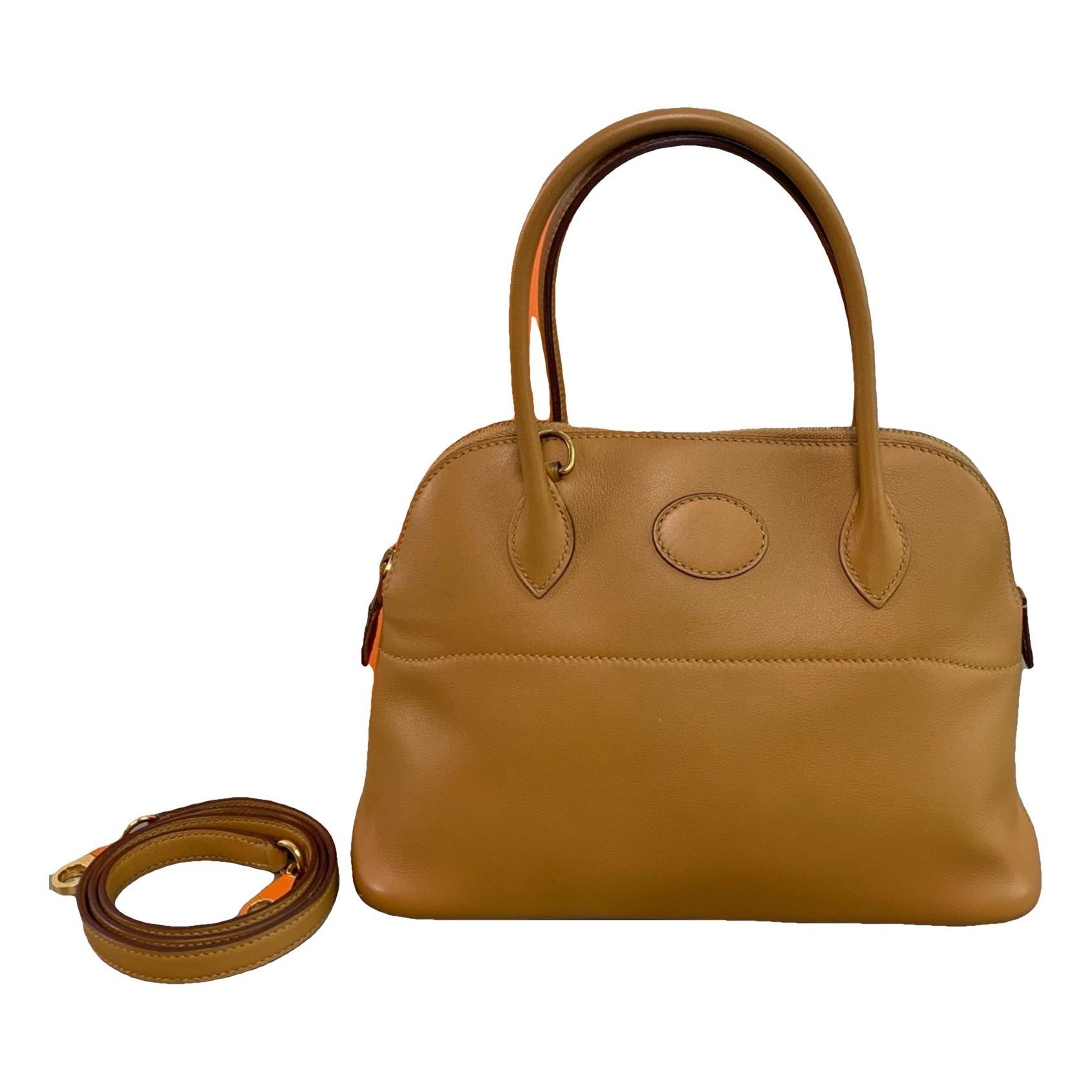 Bolide leather handbag