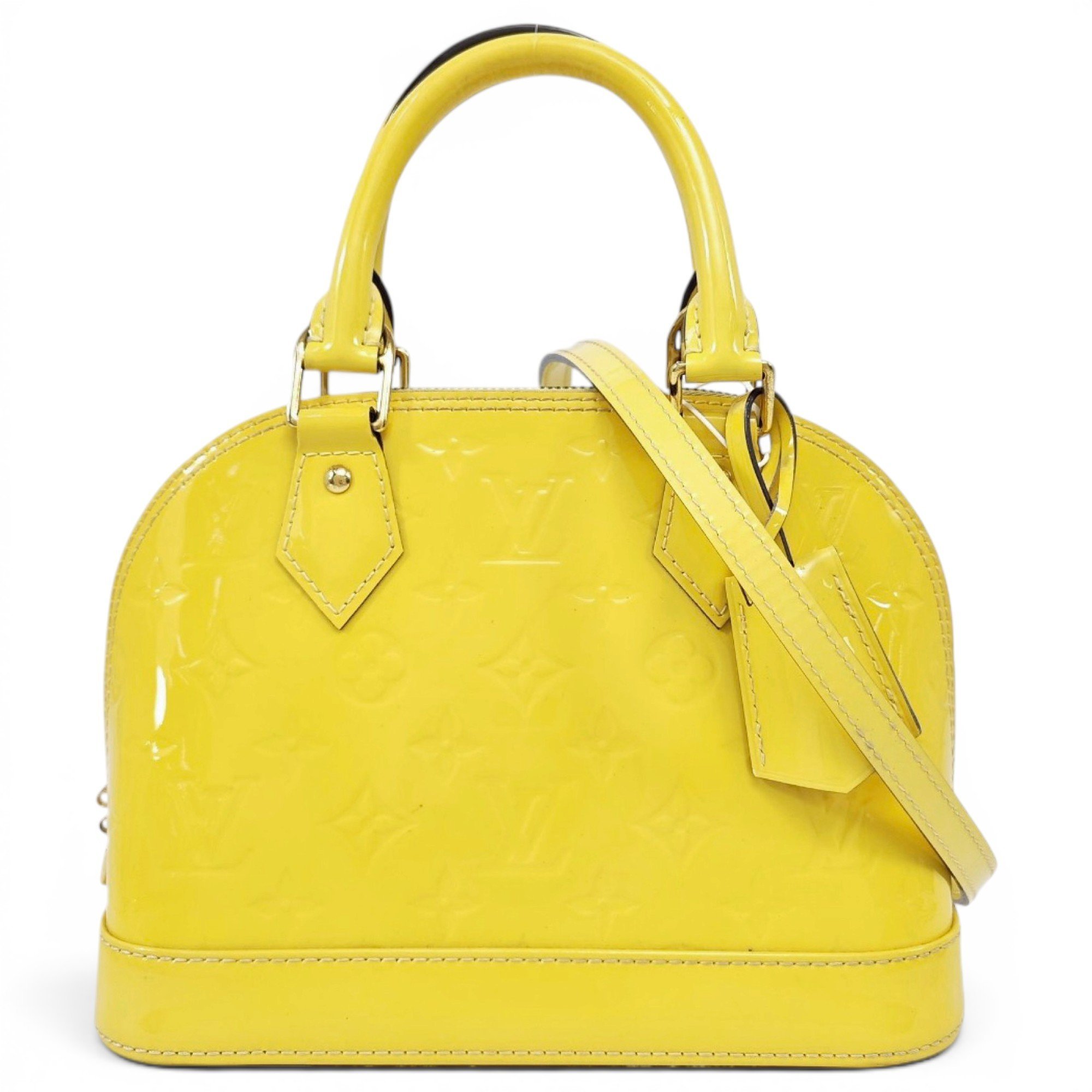 Alma BB patent leather handbag