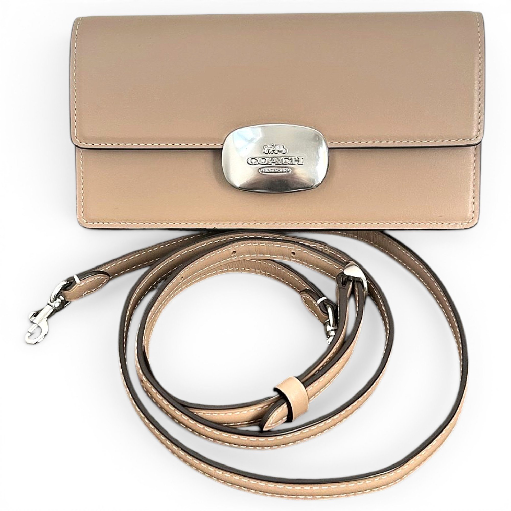 Leather crossbody bag