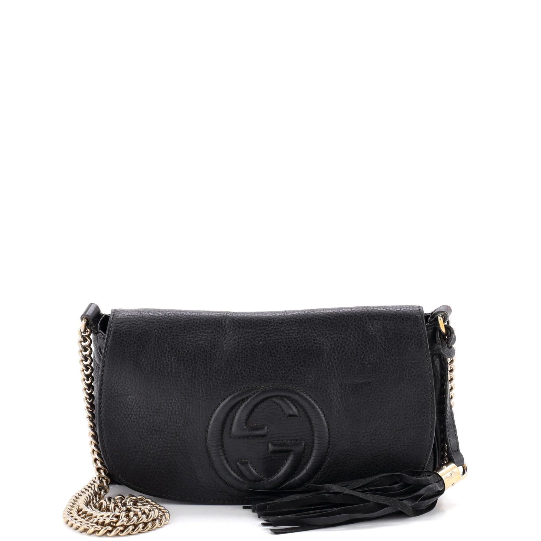 Leather crossbody bag