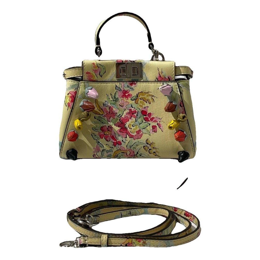 Peekaboo leather handbag