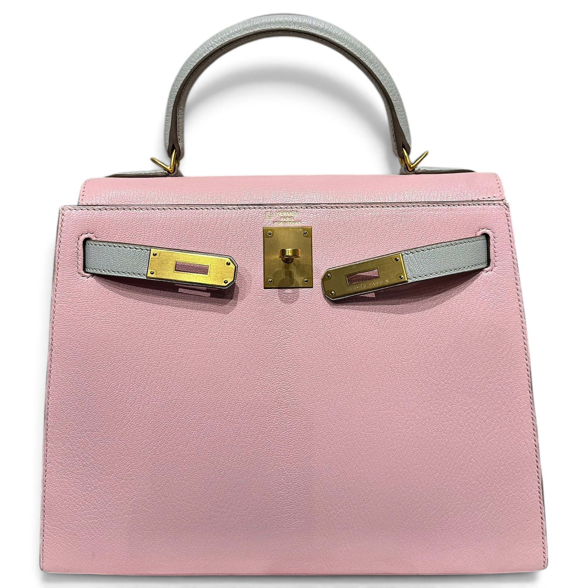 Hermes Kelly 28 Handbag Rose Sakura 2017