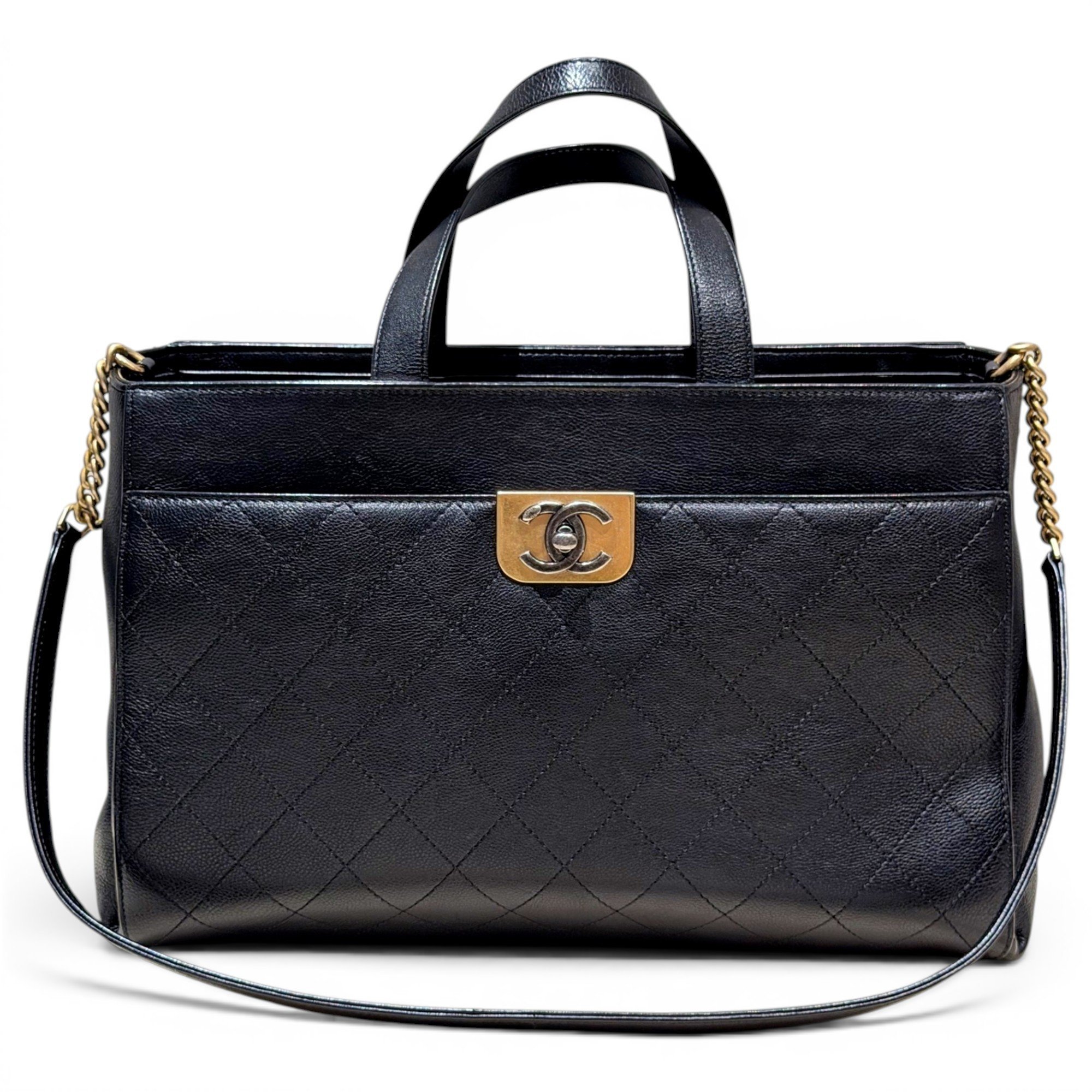 Leather handbag