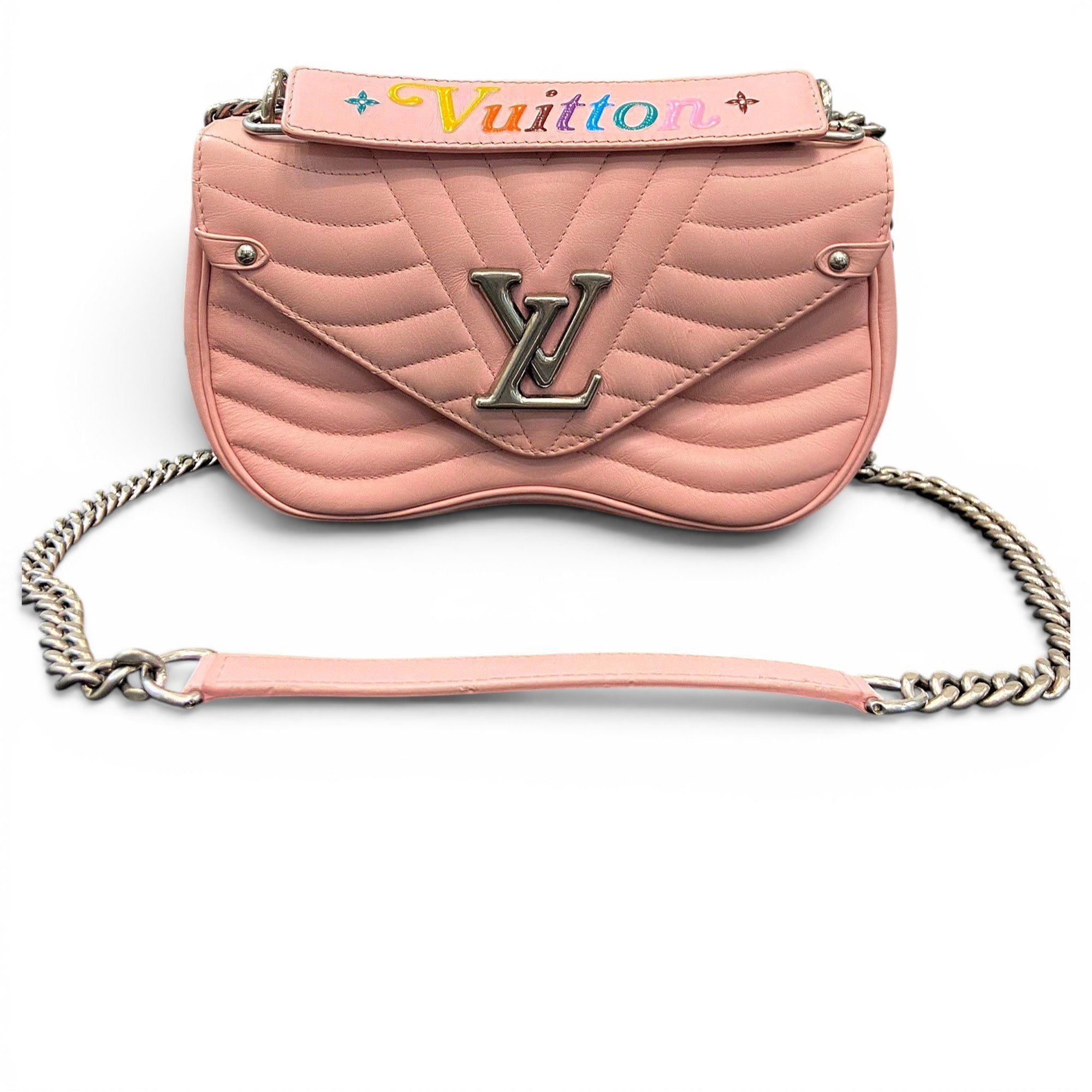 New Wave leather handbag