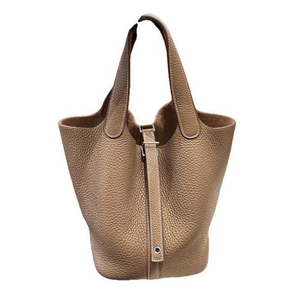 Picotin leather handbag