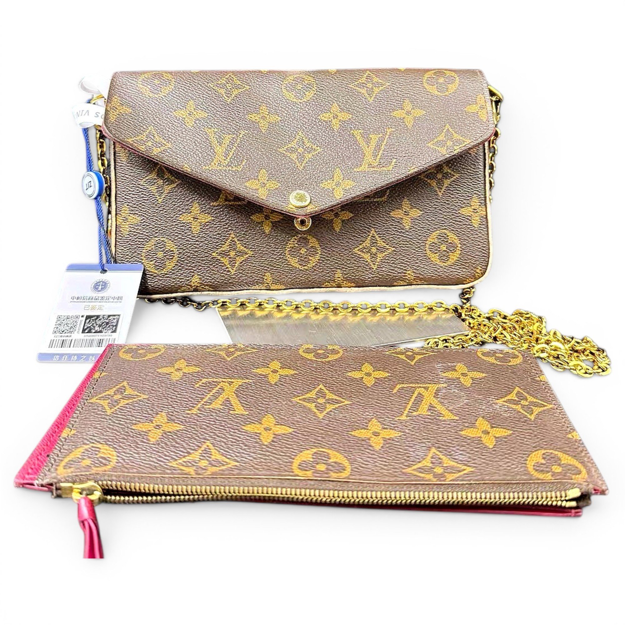 Félicie leather crossbody bag