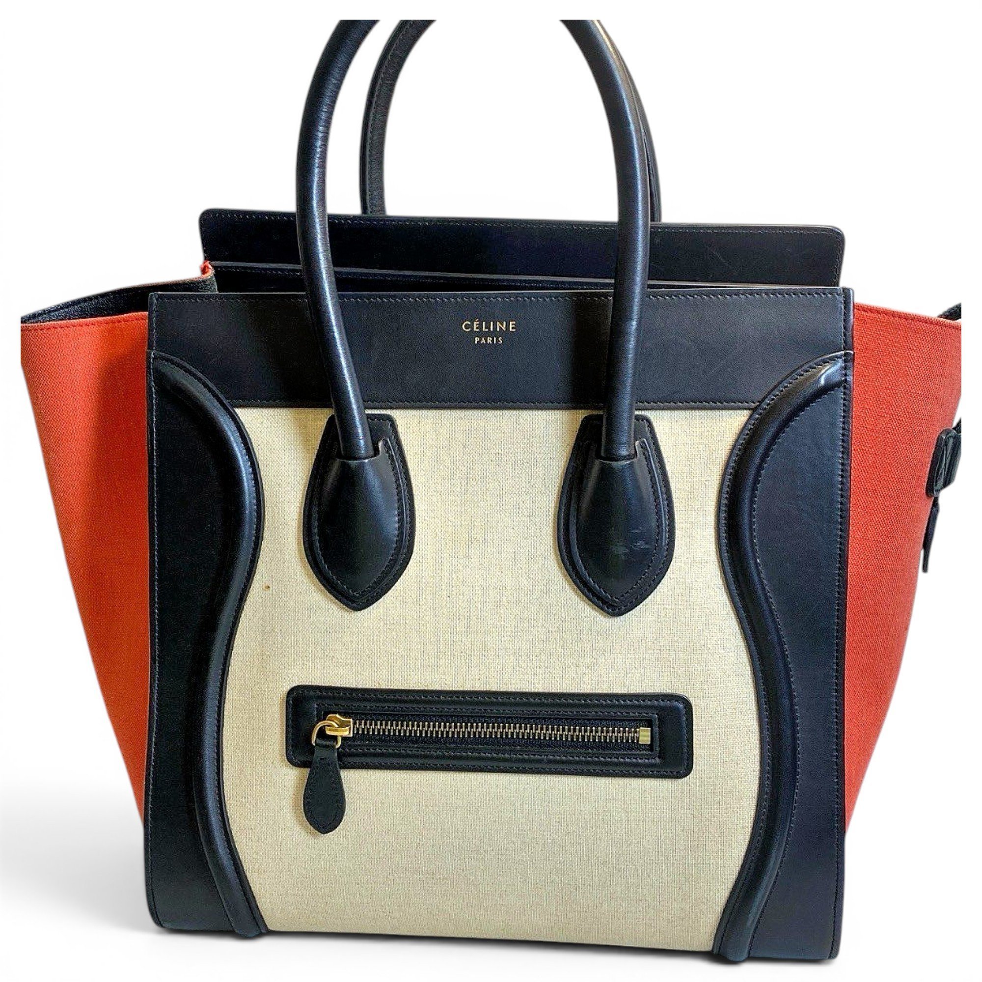 Luggage leather handbag