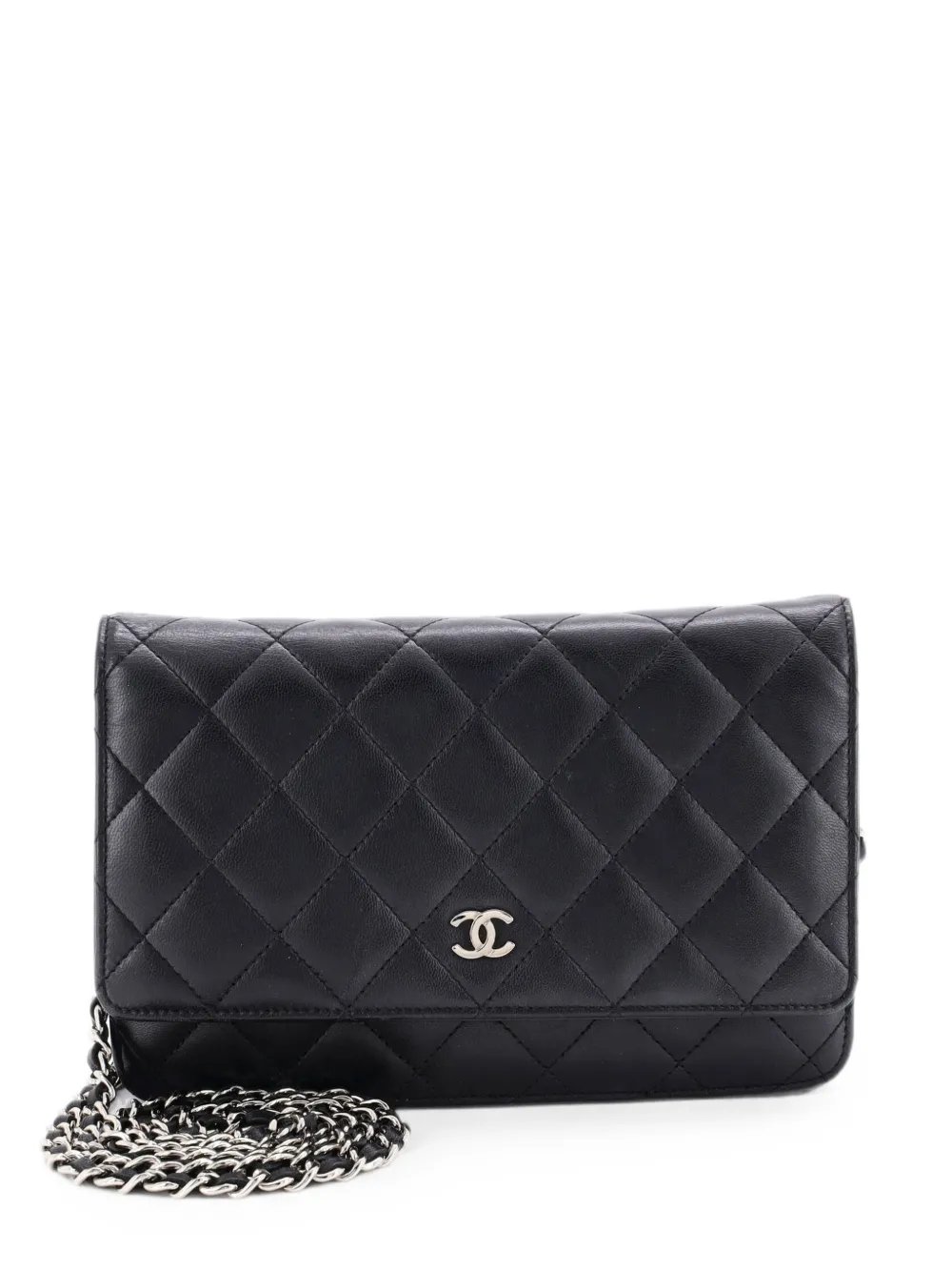 Wallet on Chain Quilted Lambskin crossbody bag