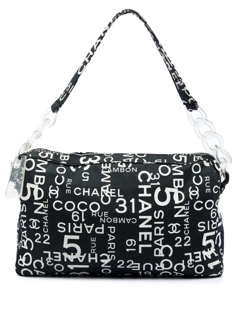 2002-2003 Printed Canvas 31 Rue Cambon shoulder bag