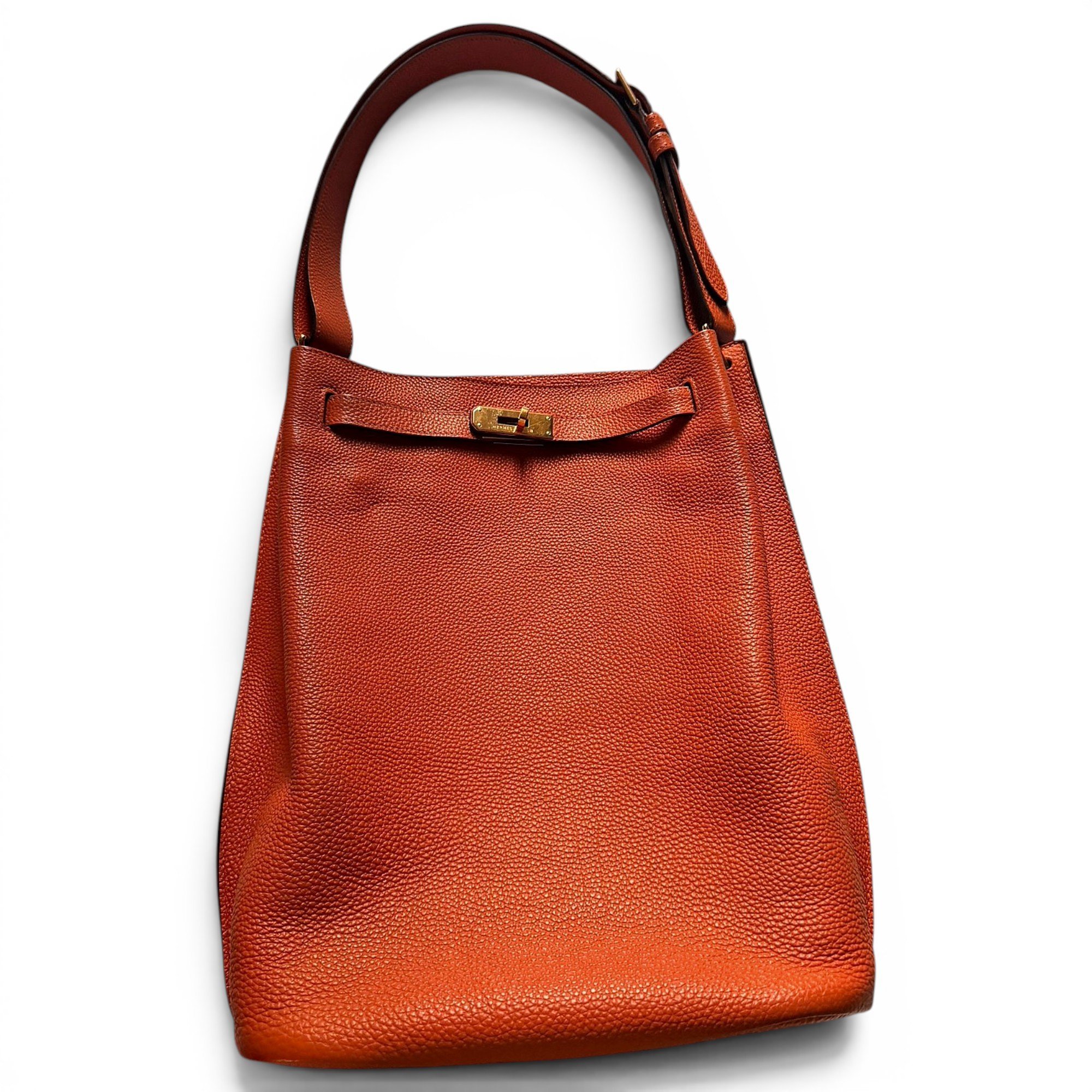 So Kelly leather handbag