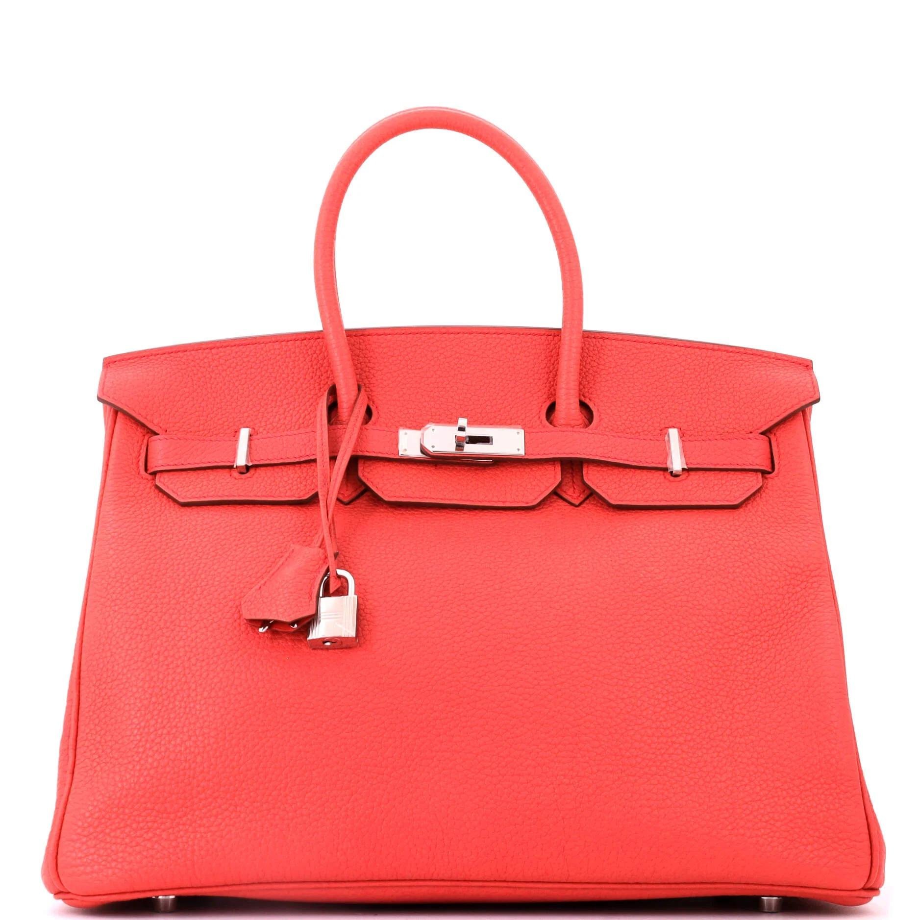 Birkin 35 leather tote