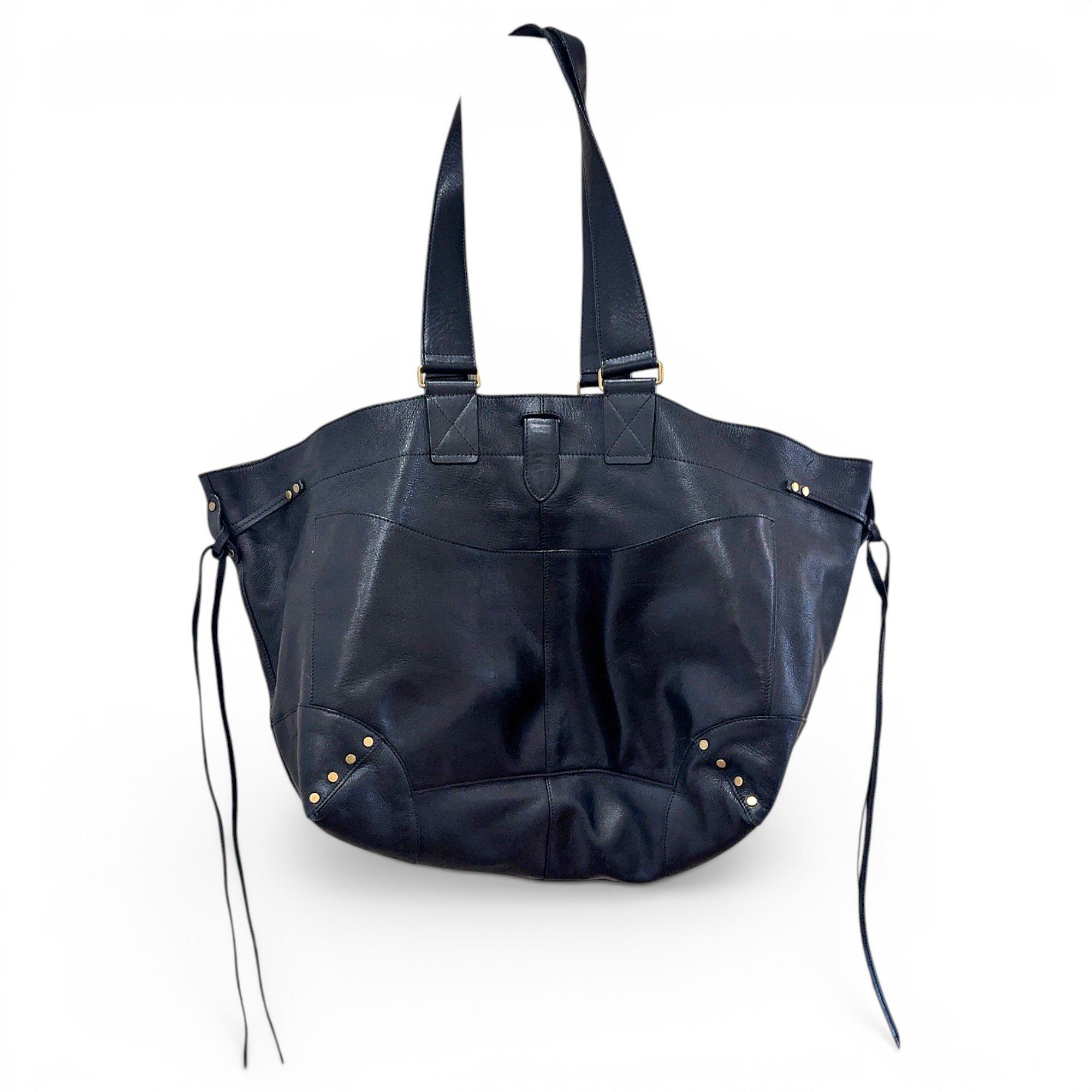 Leather tote