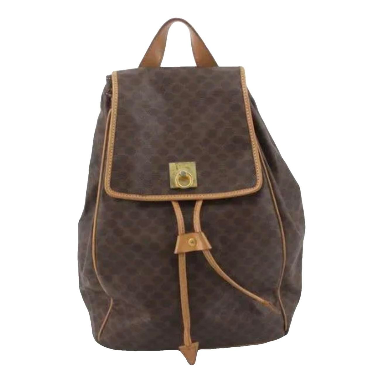 Leather backpack