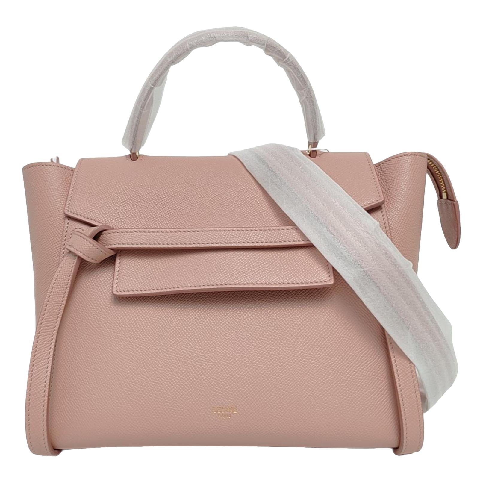 Belt leather handbag