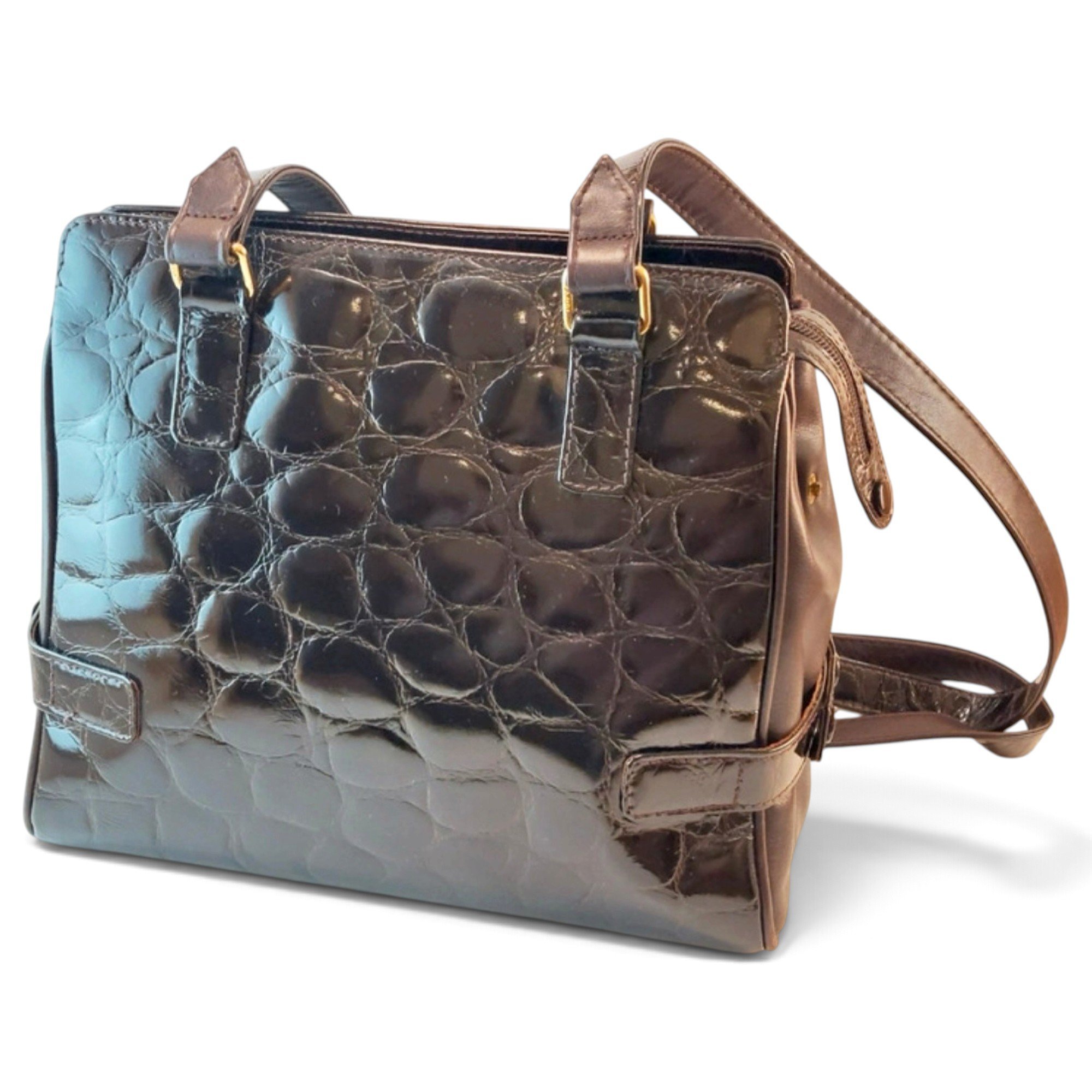 Leather handbag