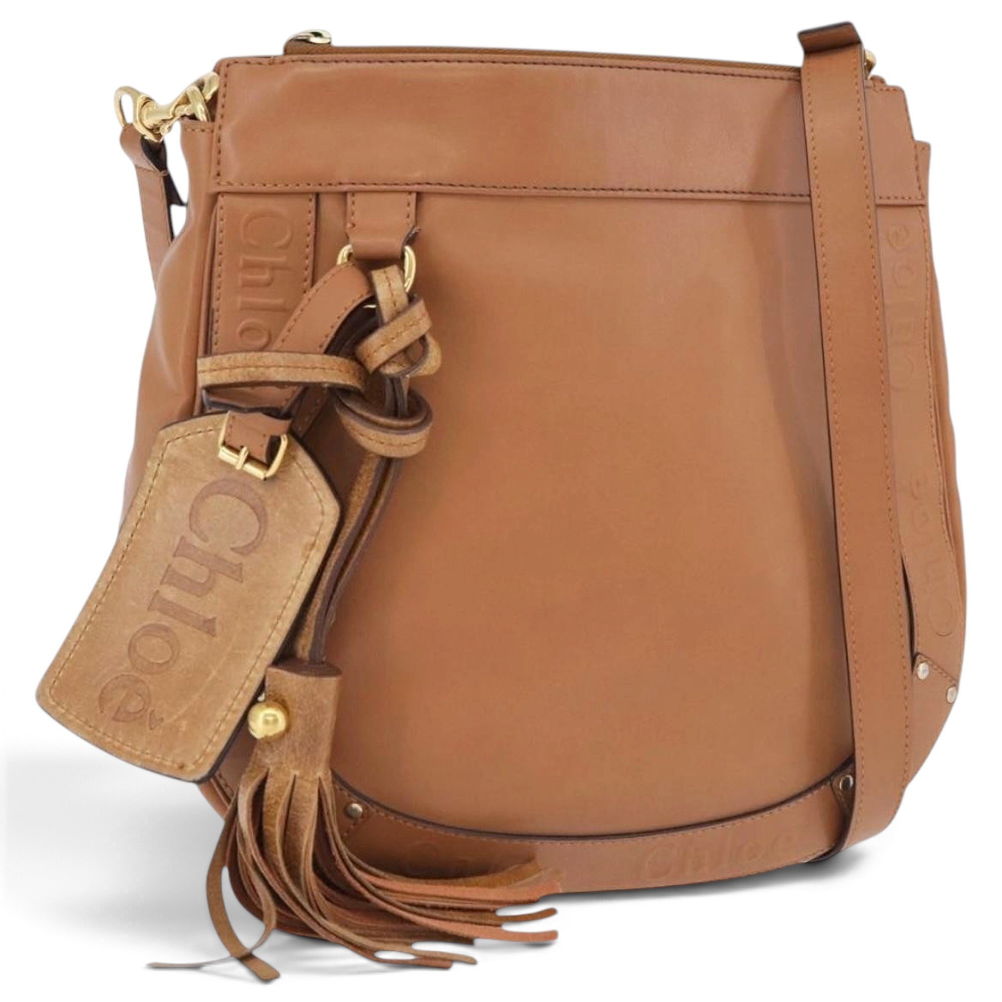 C leather handbag