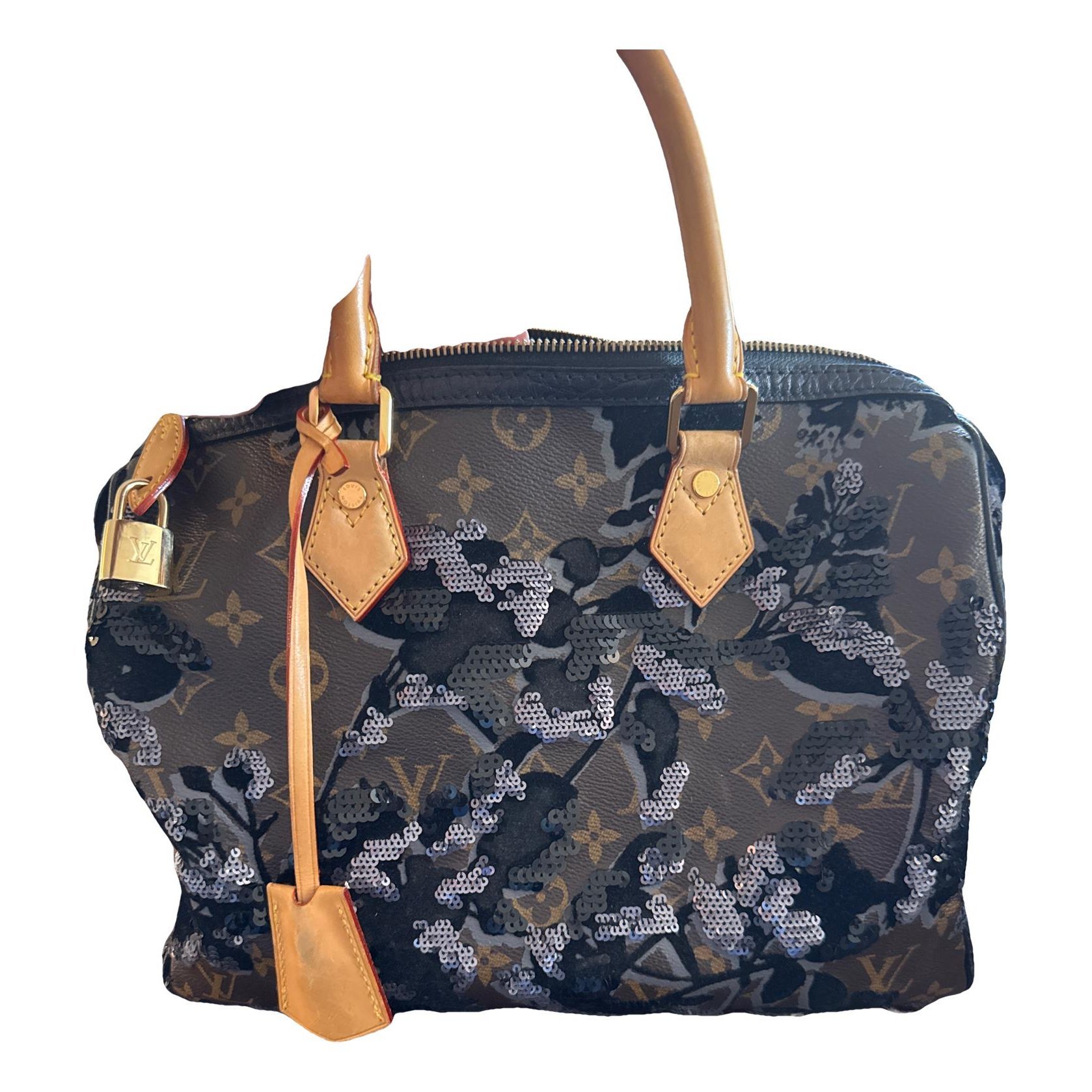 Speedy glitter handbag