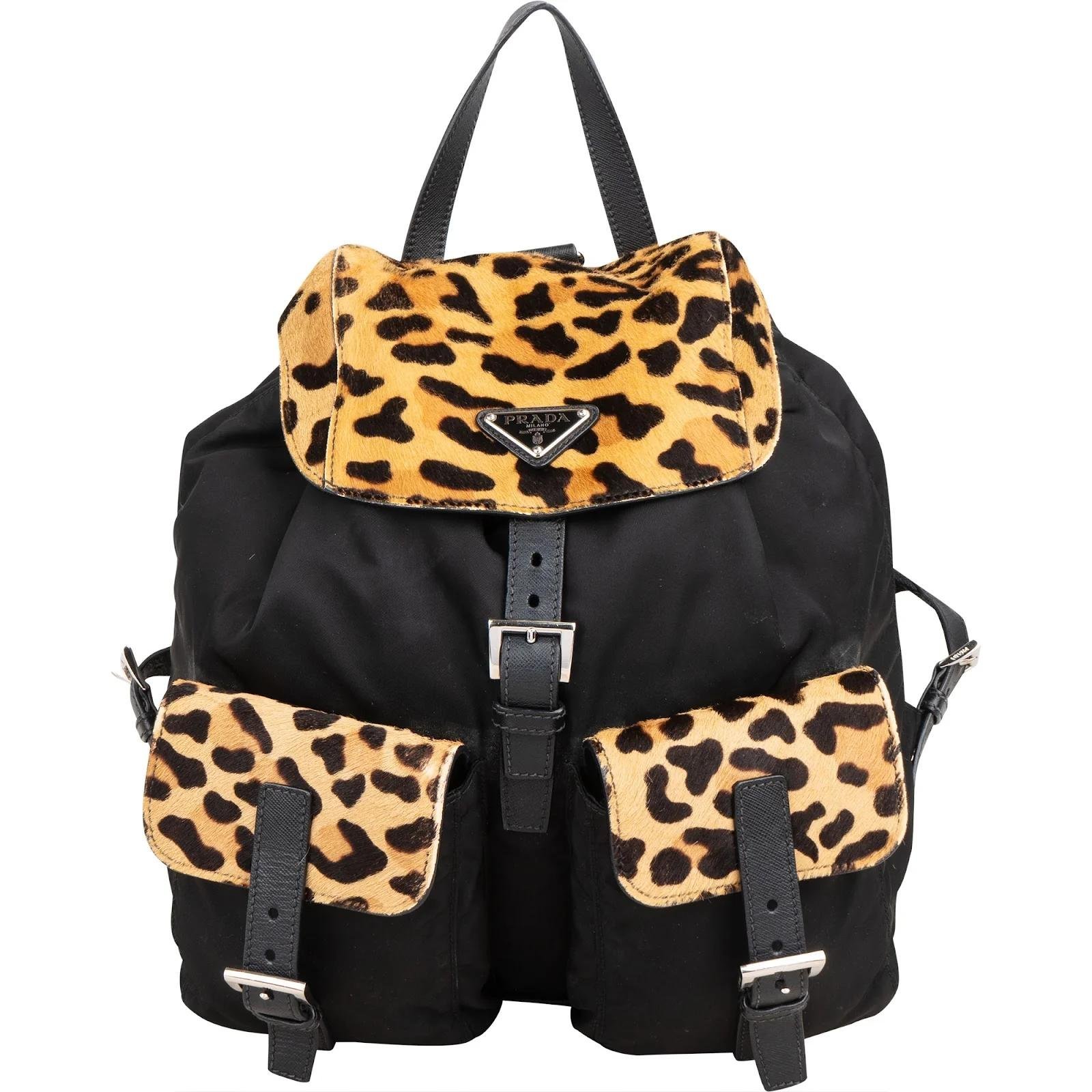 Leather backpack