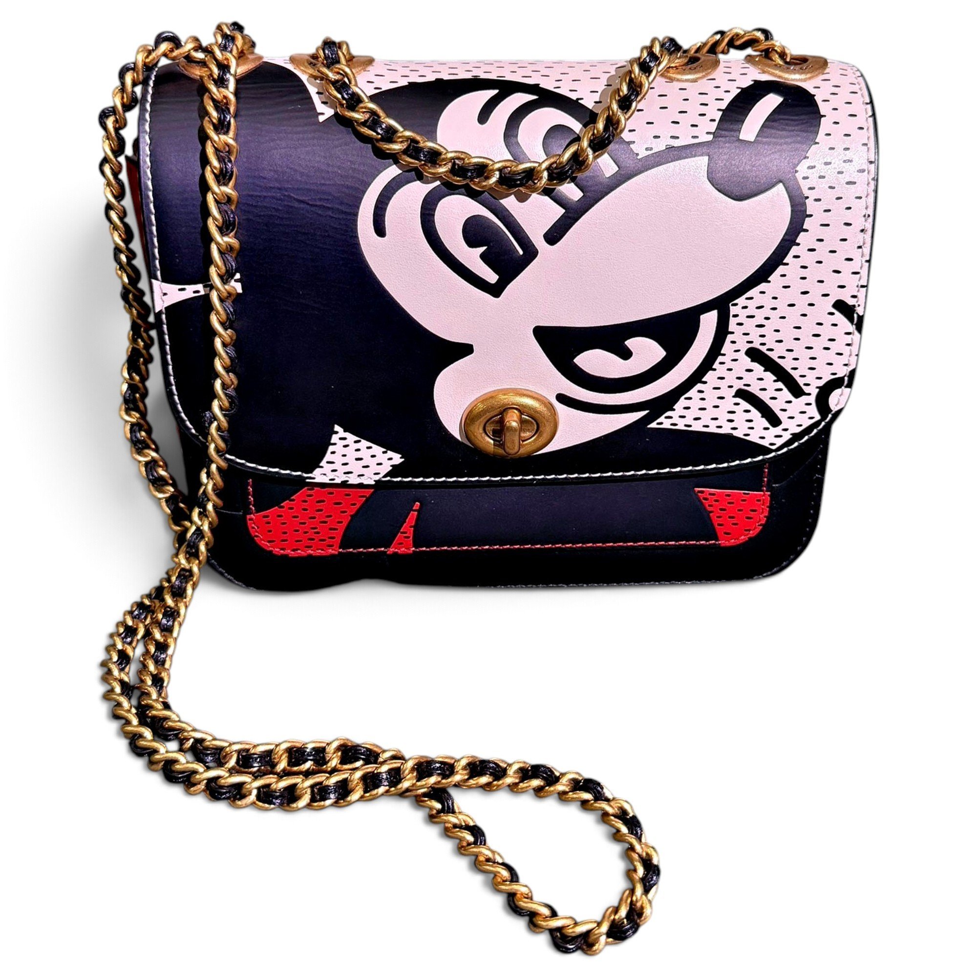  Disney collection leather crossbody bag