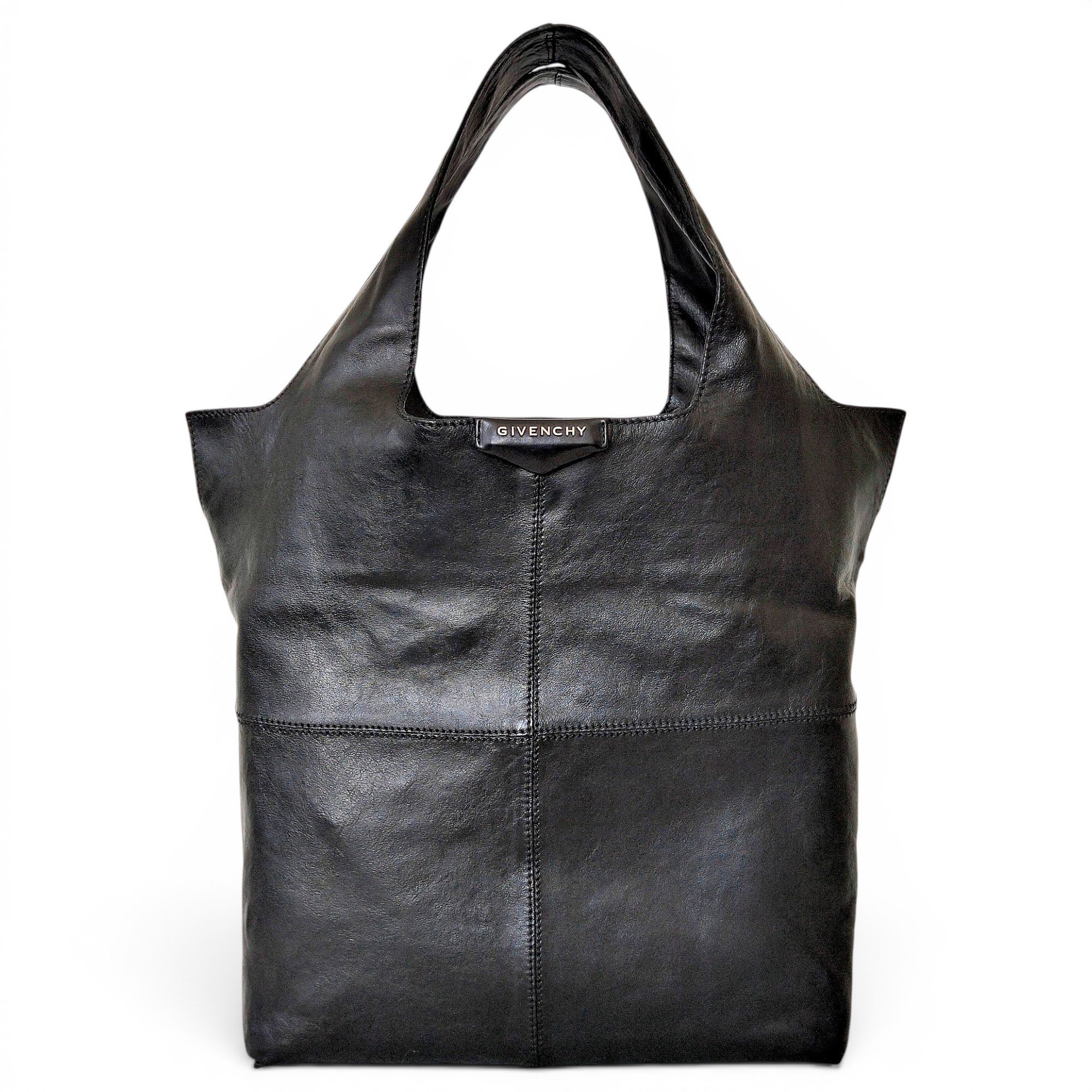 Georges V leather tote