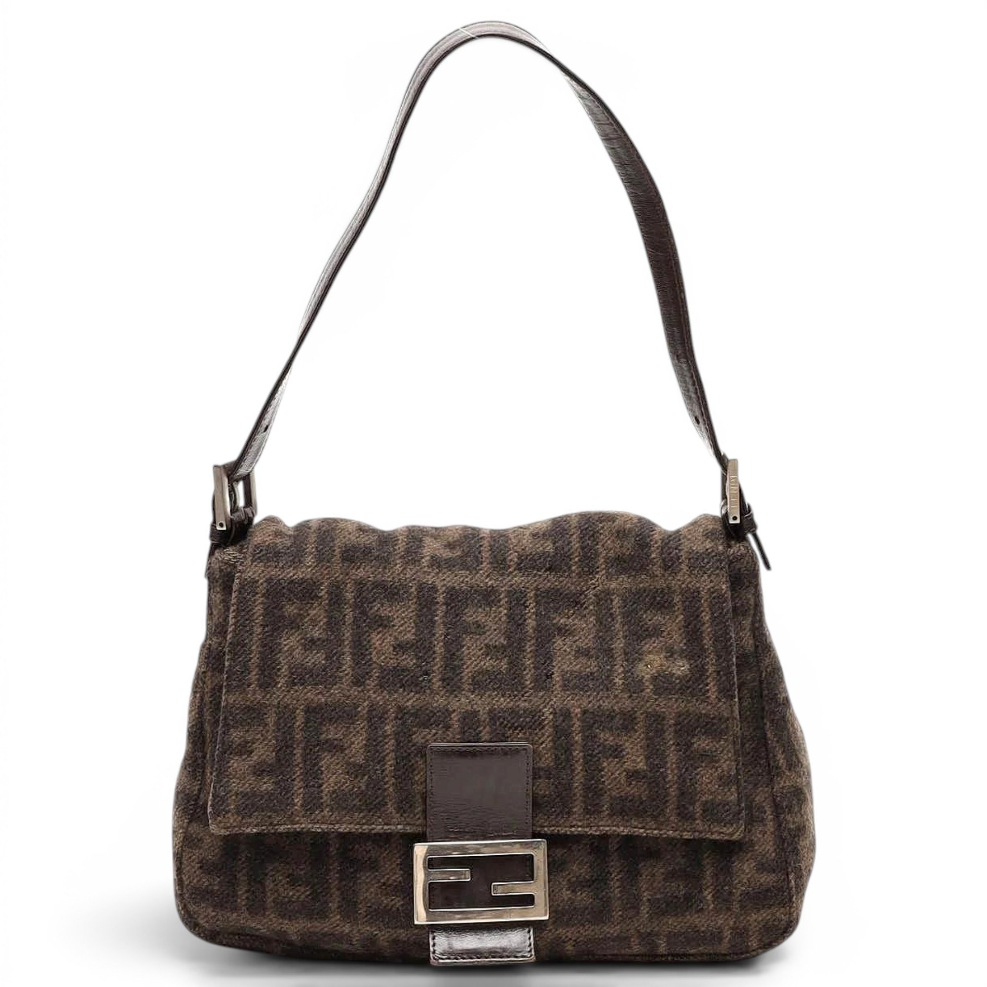 Mamma Baguette wool handbag