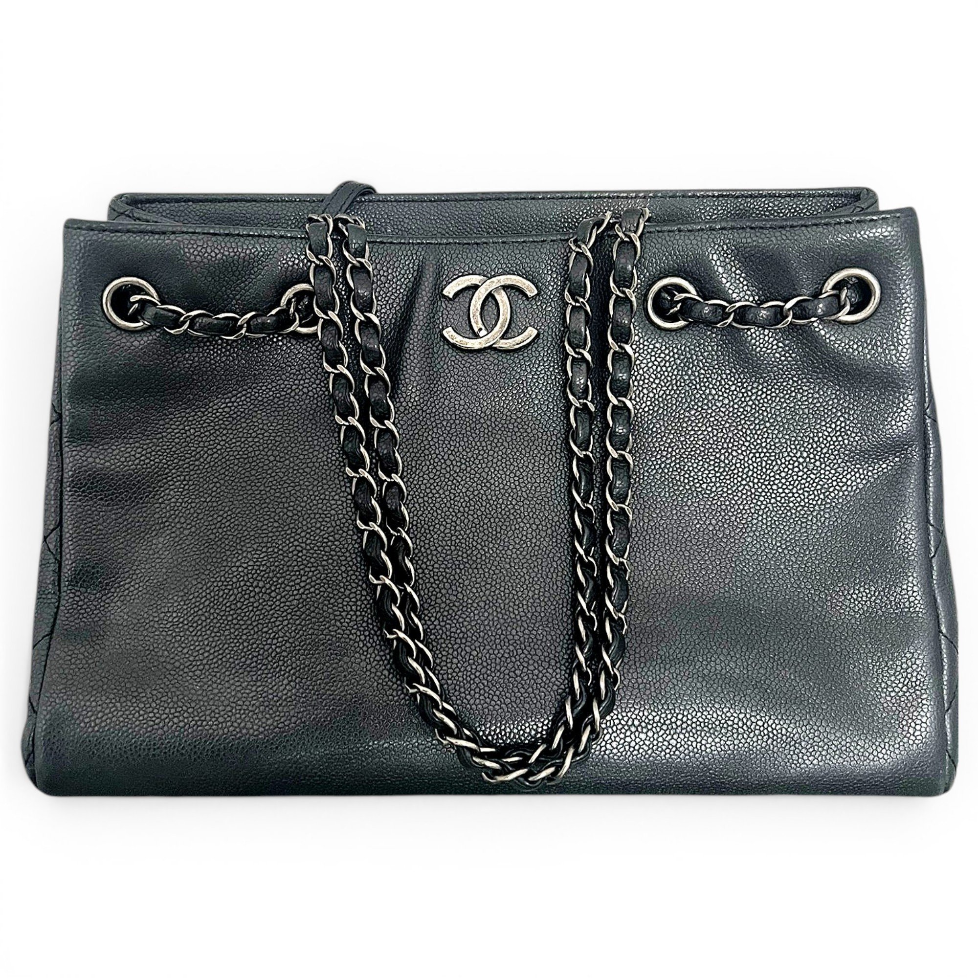 Petite Shopping Tote leather handbag