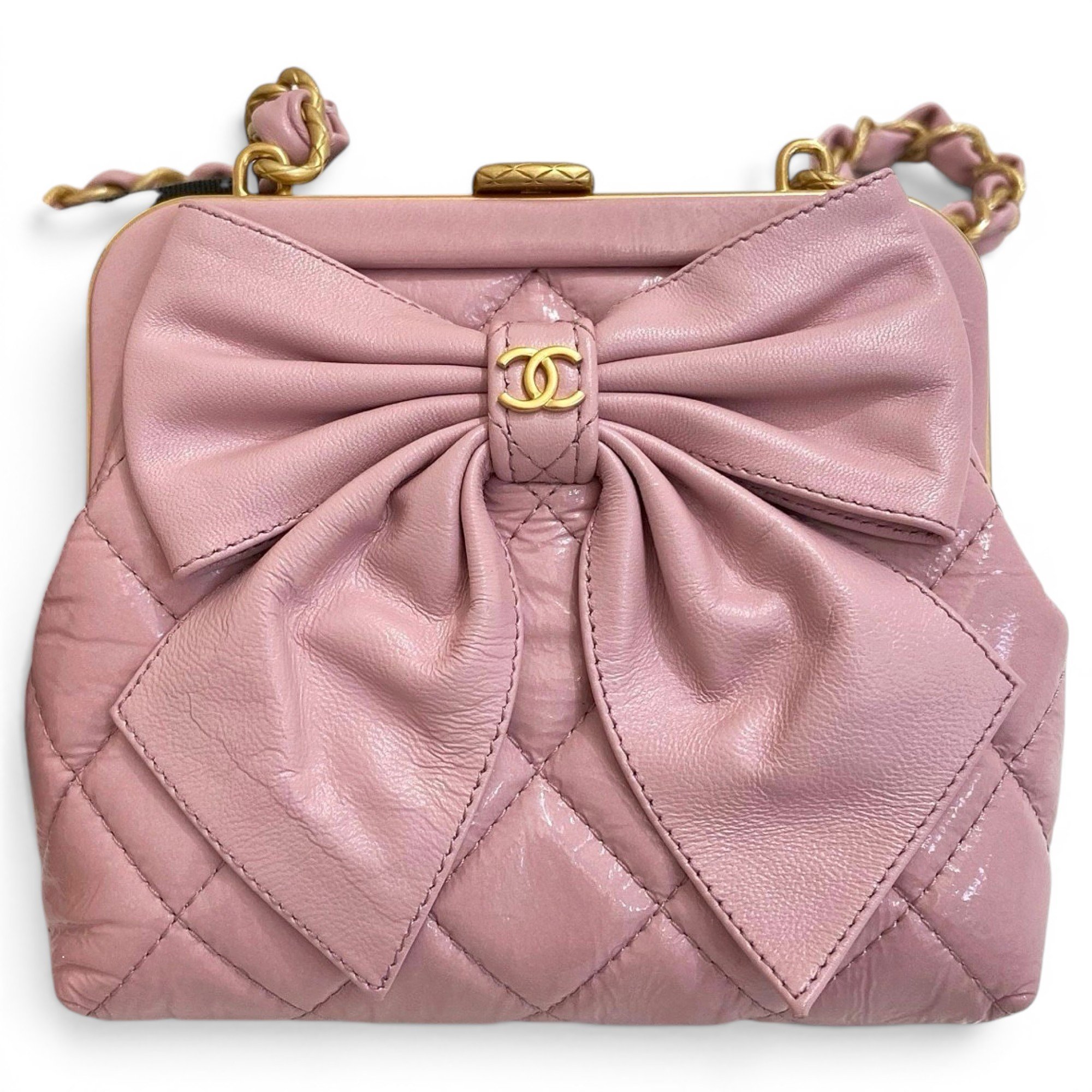 Trendy CC Vanity leather handbag