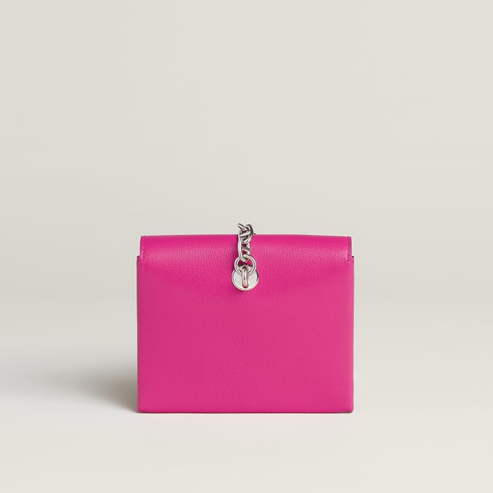Rose Shocking Chaine d'Ancre to Go Wallet