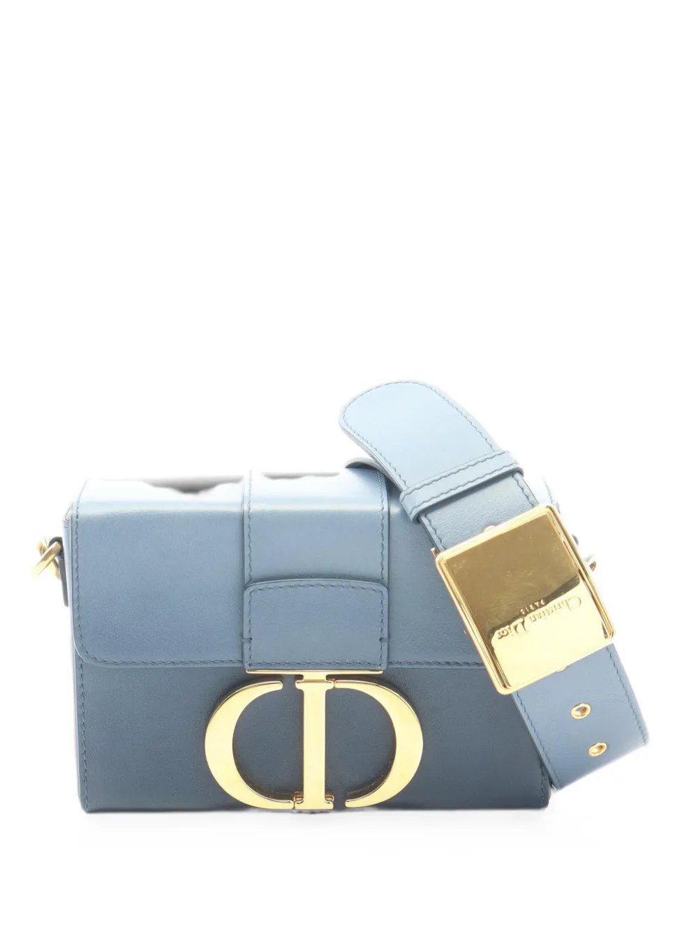 2010s 30 Montaigne box leather crossbody bag